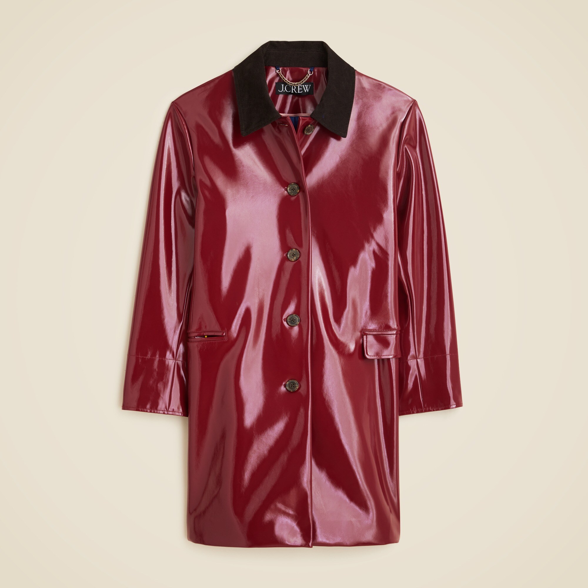 Collection Barn Jacket™ in patent faux leather