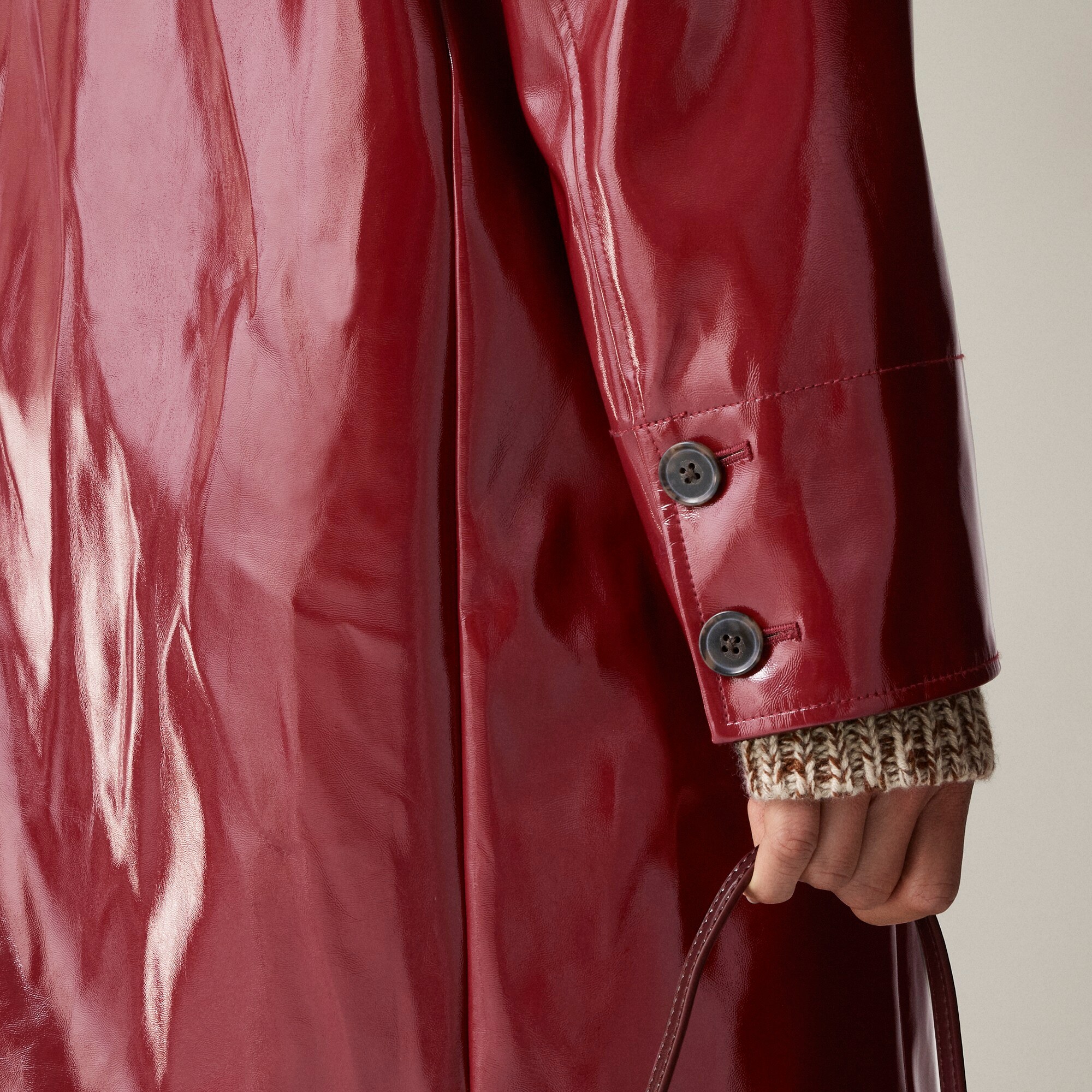 Collection Barn Jacket™ in patent faux leather
