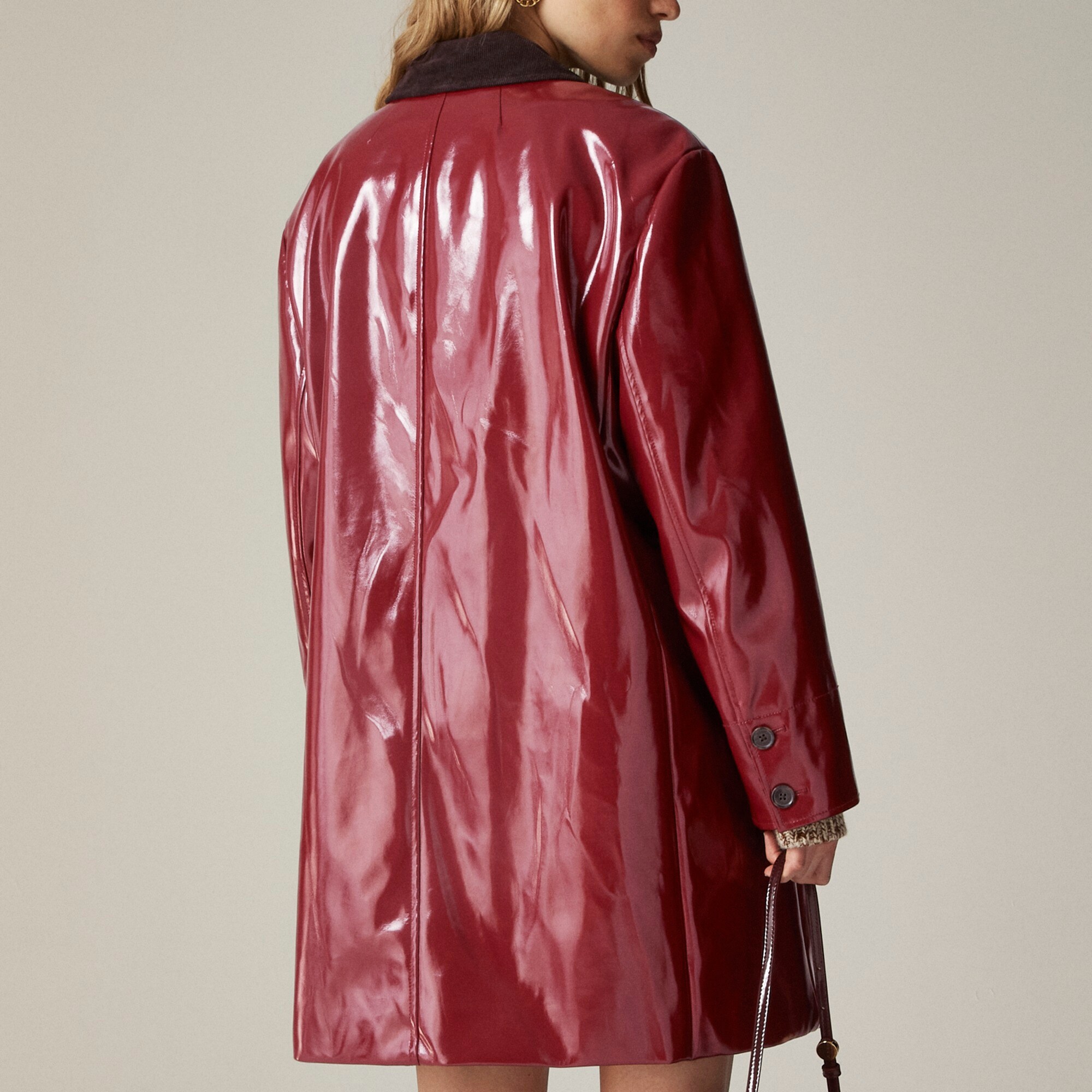 Collection Barn Jacket™ in patent faux leather