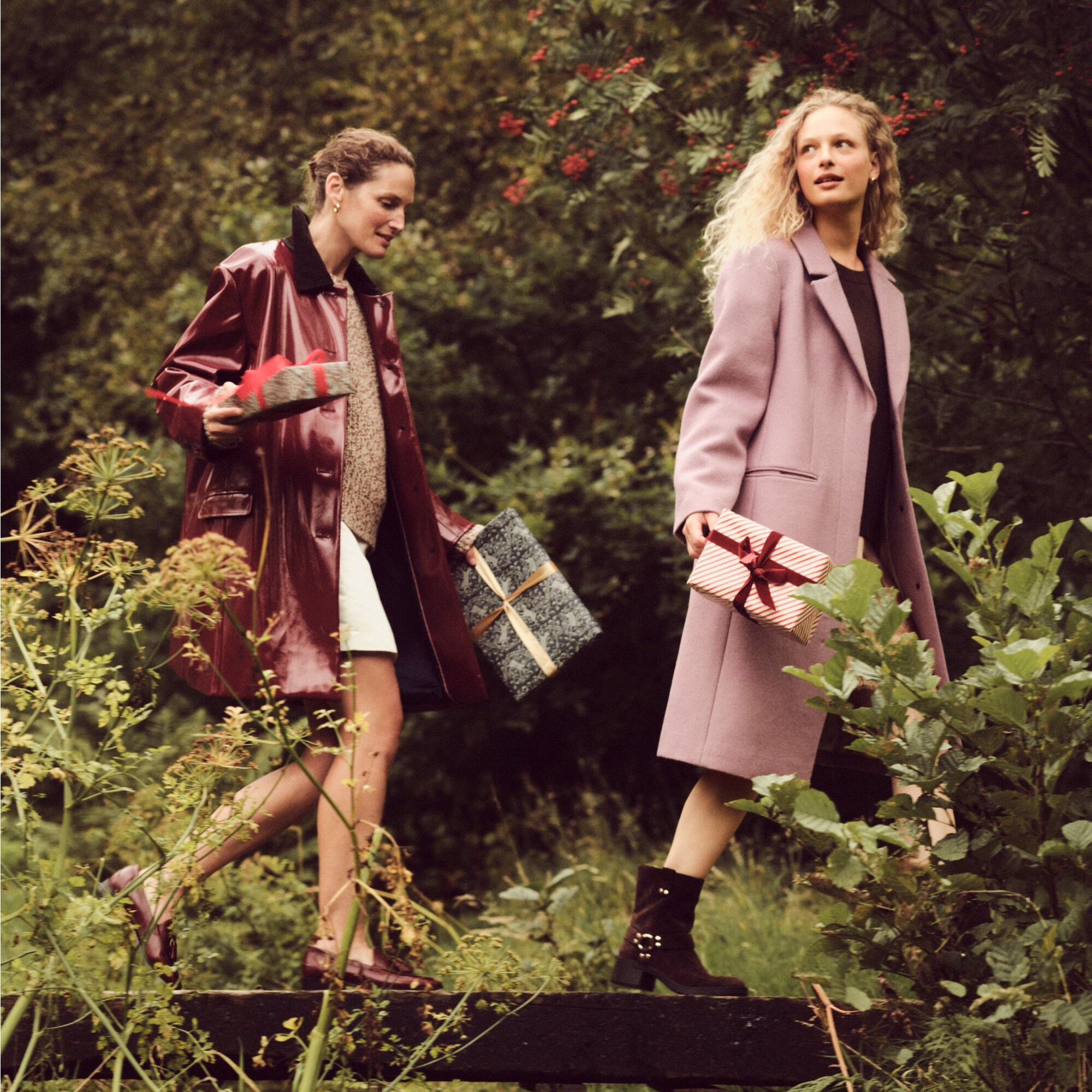Collection Barn Jacket™ in patent faux leather