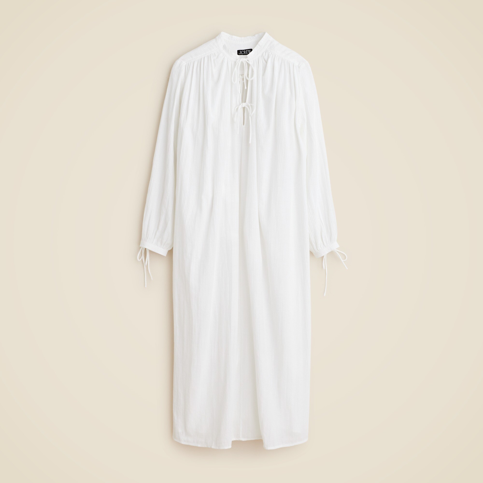 Airy gauze tunic dress