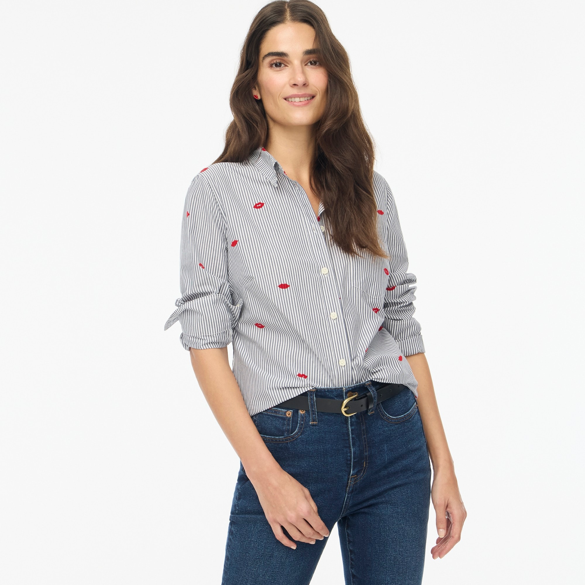 Button-up shirt in signature fit