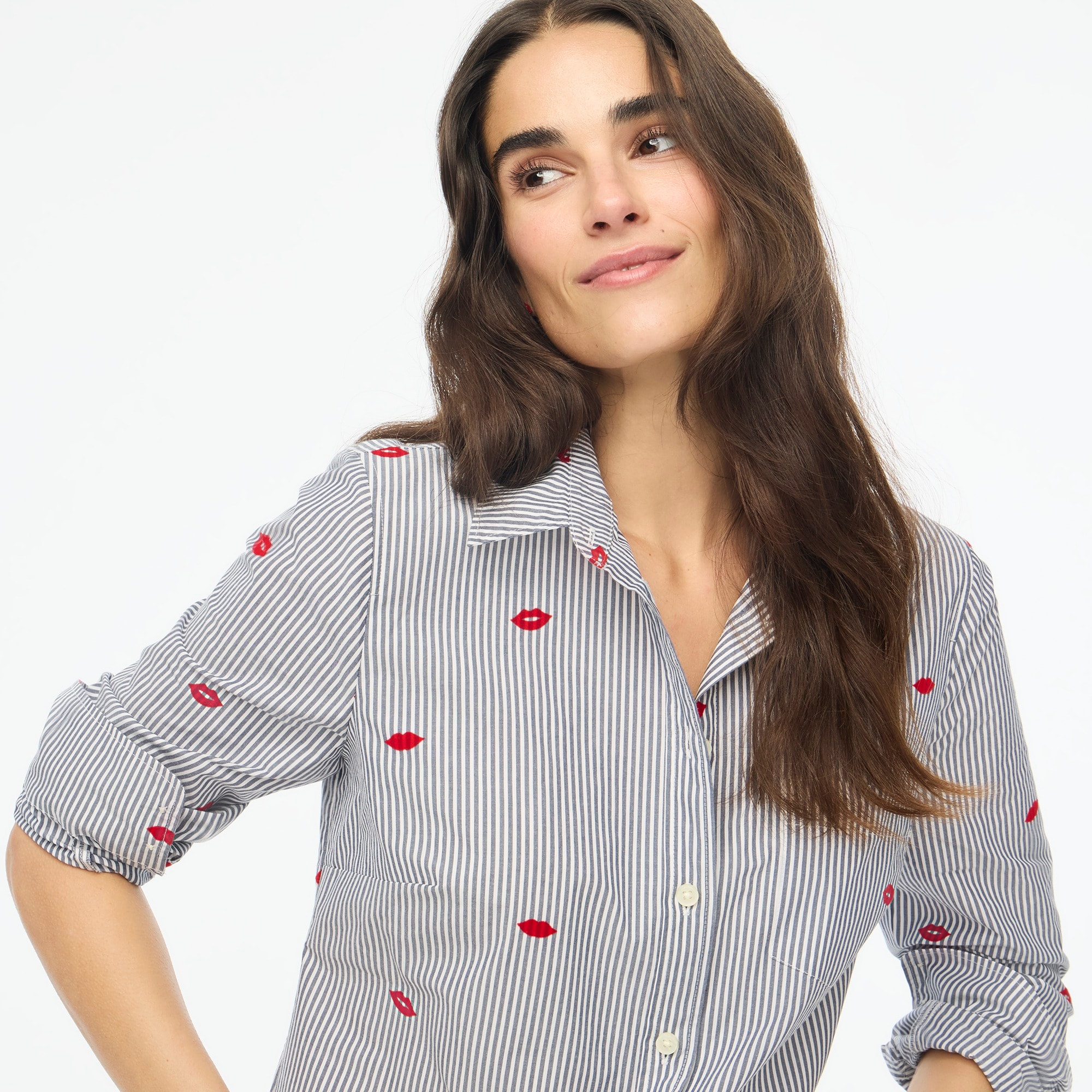 Button-up shirt in signature fit