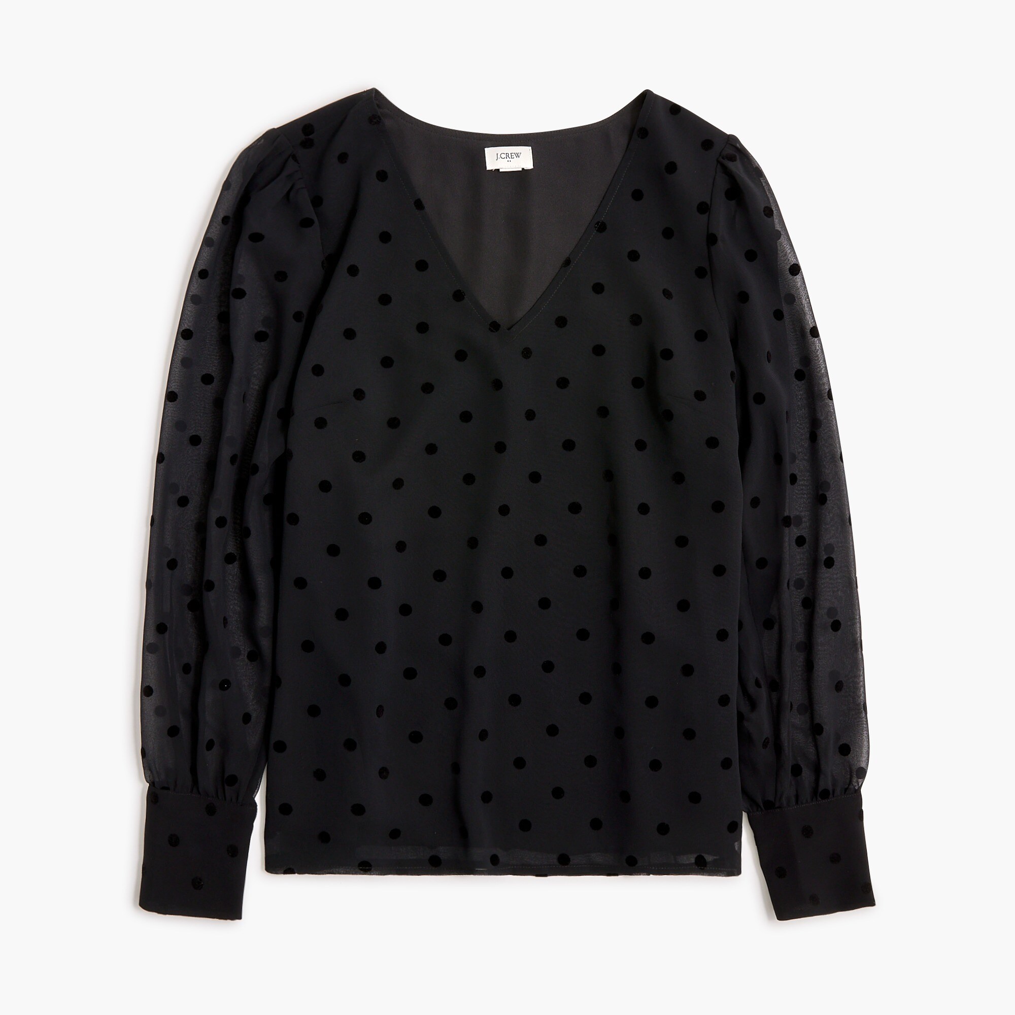 Chiffon dotted top