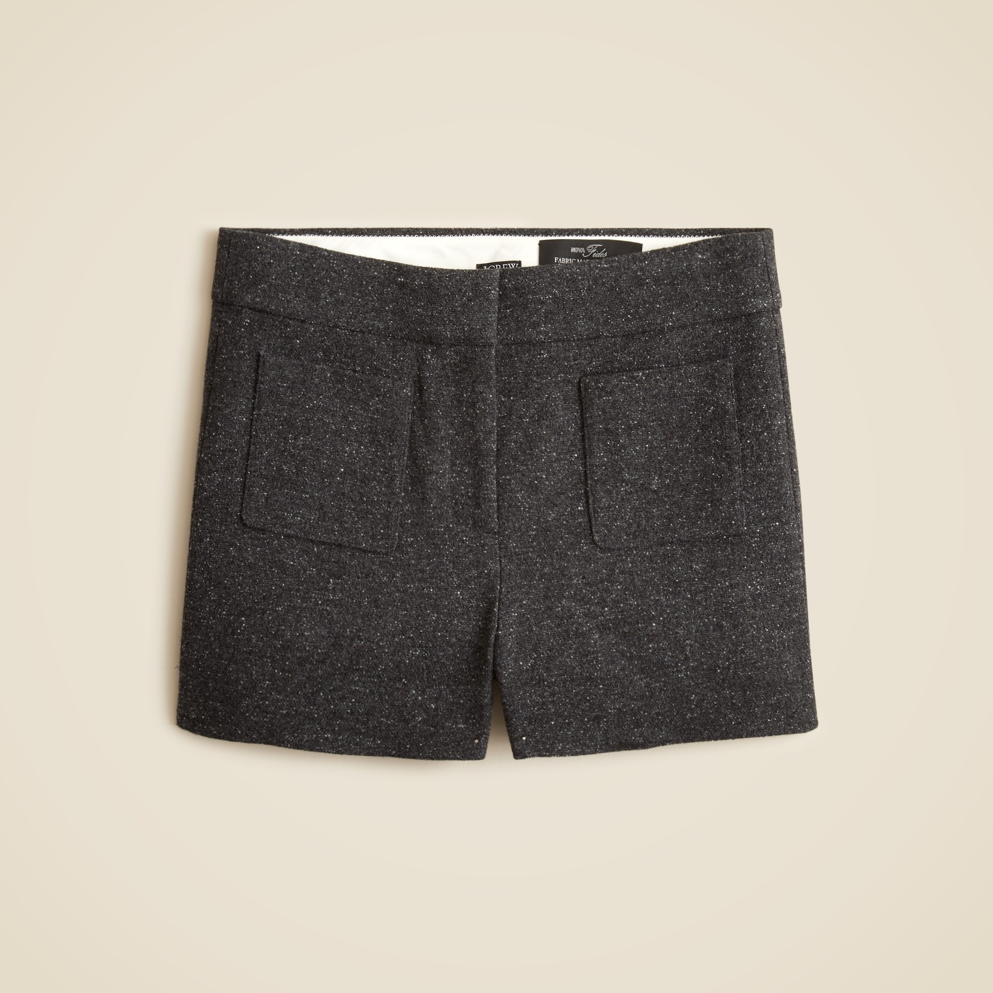 Patch-pocket Short In Donegal Wool Blend For Women | J.Crew
