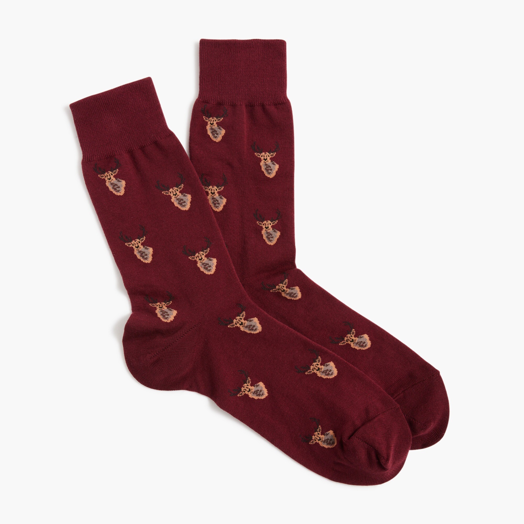 deer head socks for men