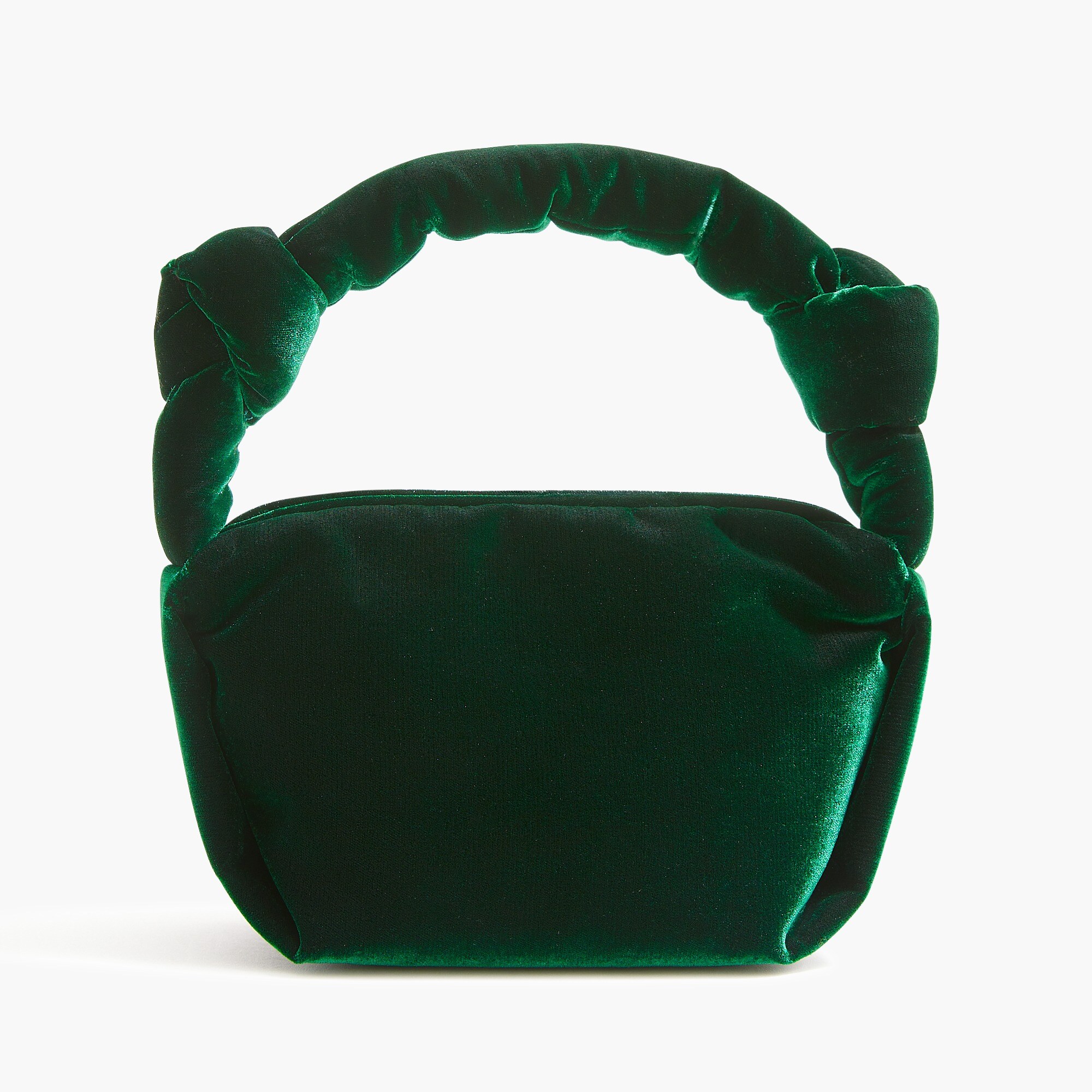 velvet double-knot handbag for women