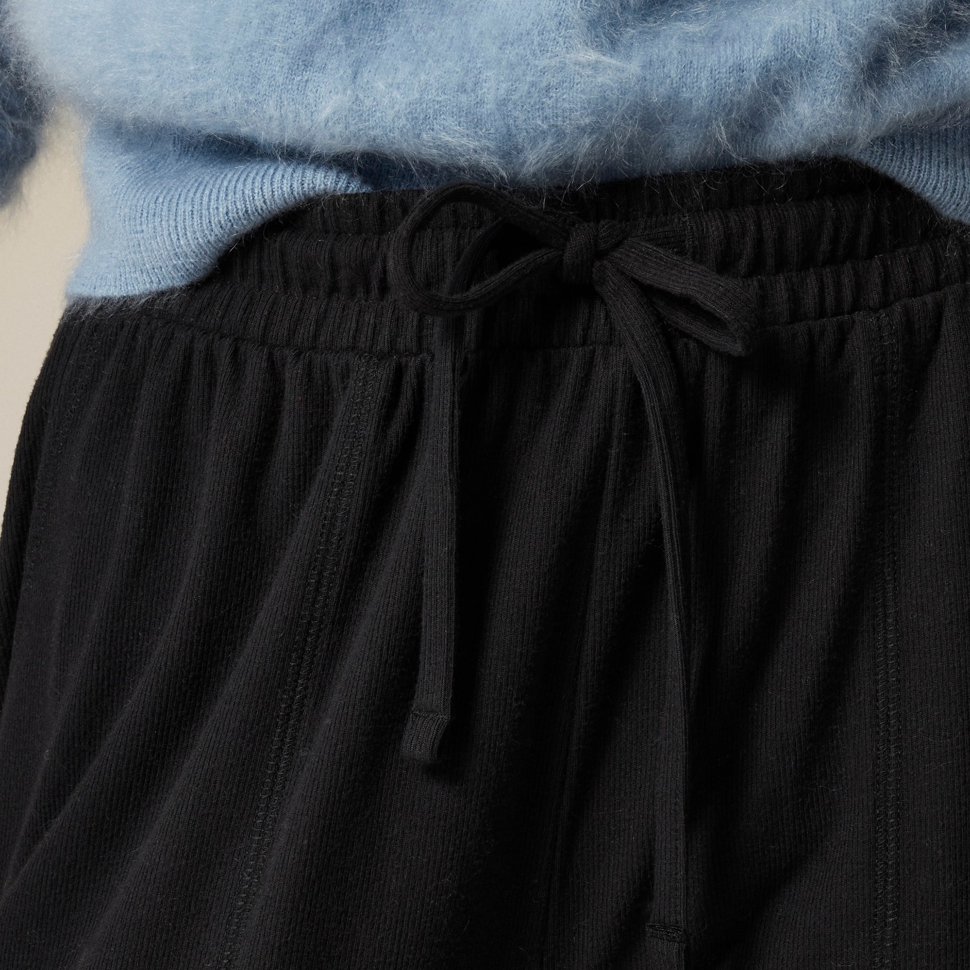 Soft rib wide-leg pant - image 4