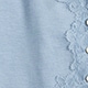 Refined rib cardigan top with lace trim REGATTA BLUE j.crew: refined rib cardigan top with lace trim for women