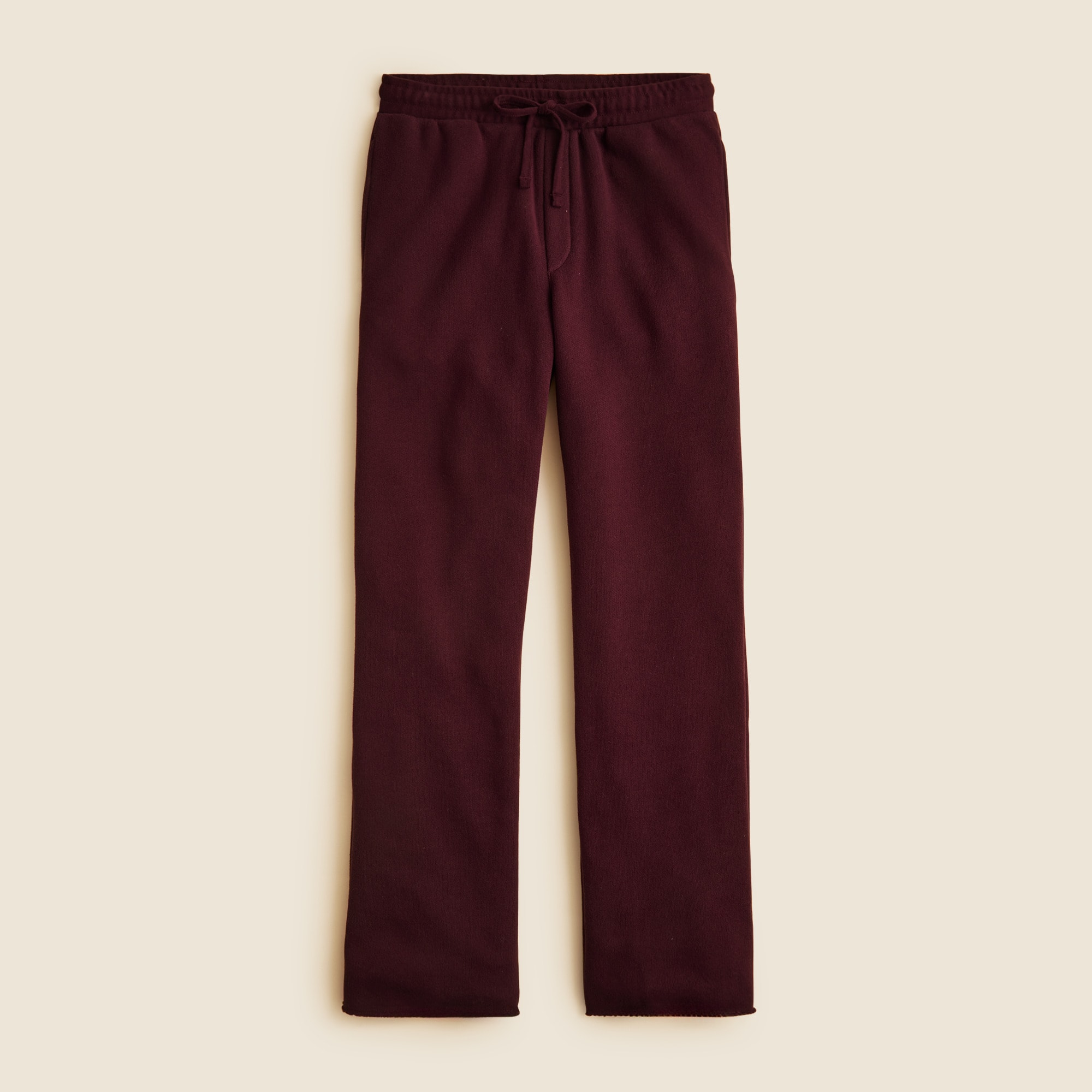 Heritage terry wide-leg sweatpant
