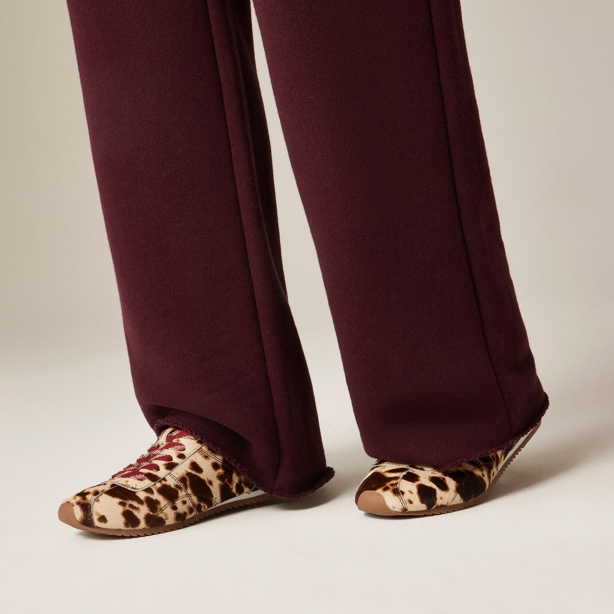 Heritage terry wide-leg sweatpant
