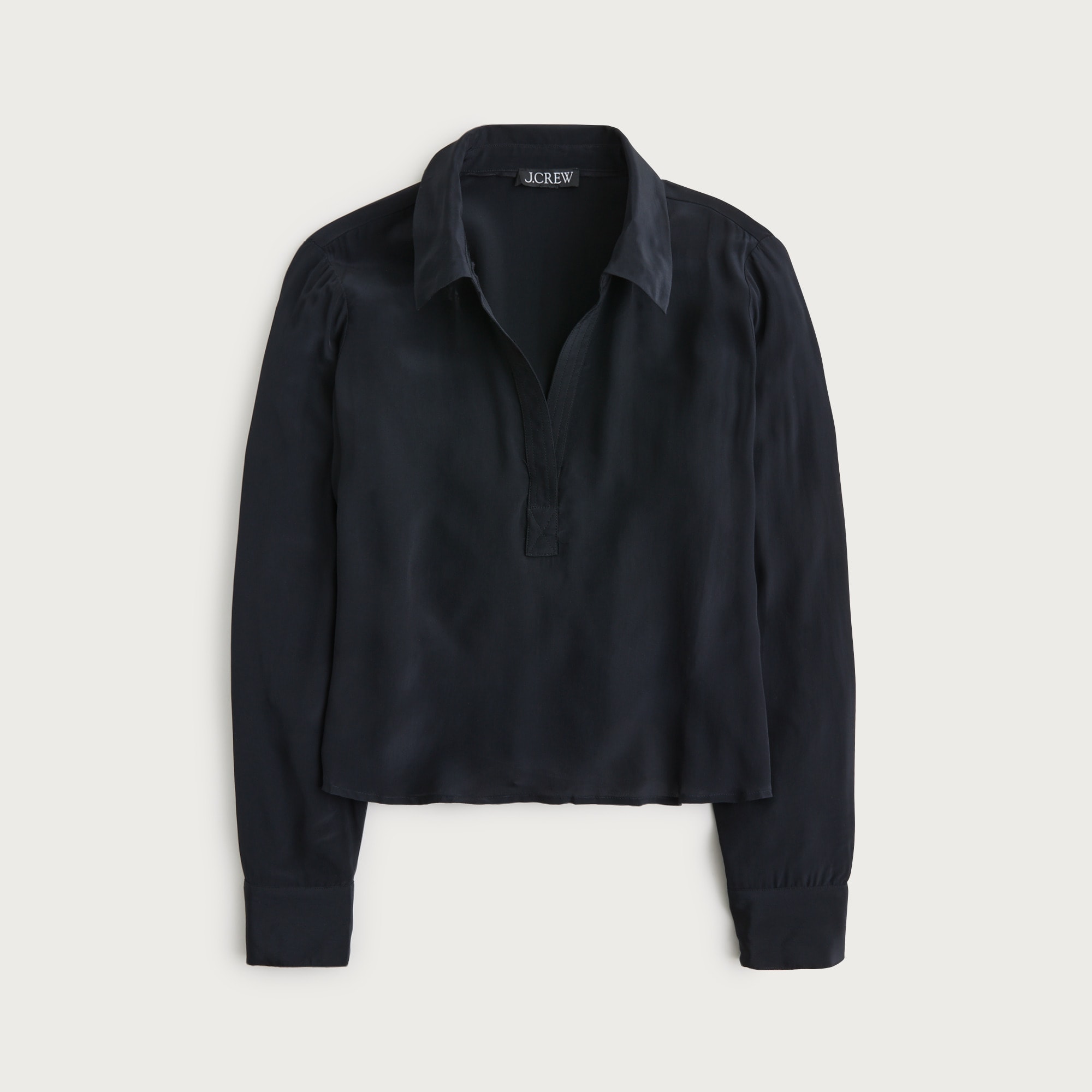 Pointelle long-sleeve T-shirt