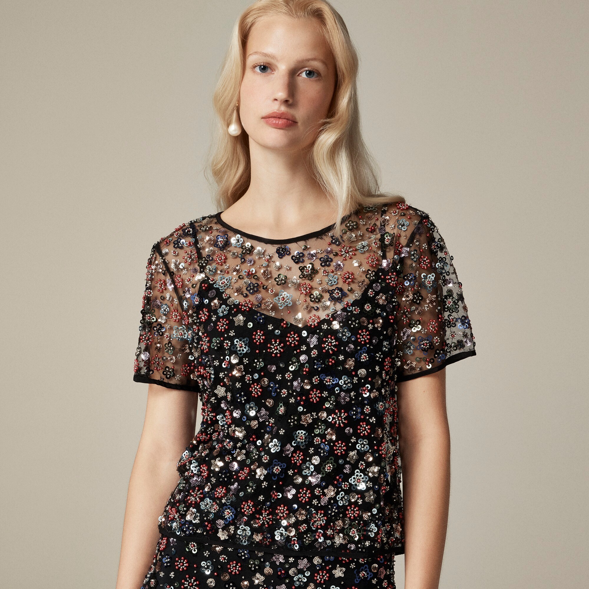j.crew: collection beaded top for women