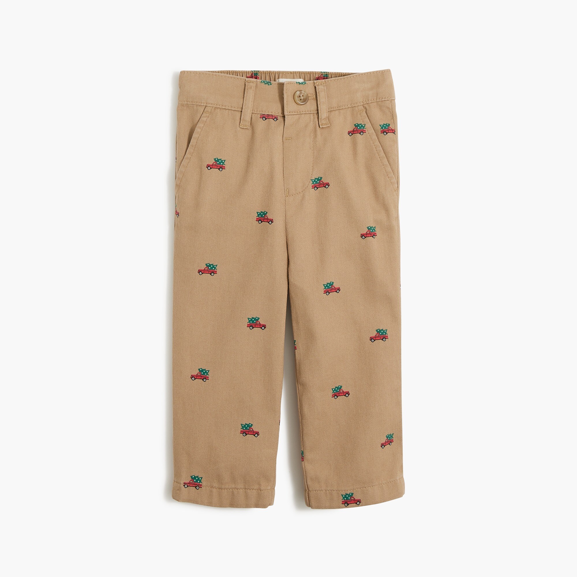 Baby & toddler boys' truck and tree chino pant