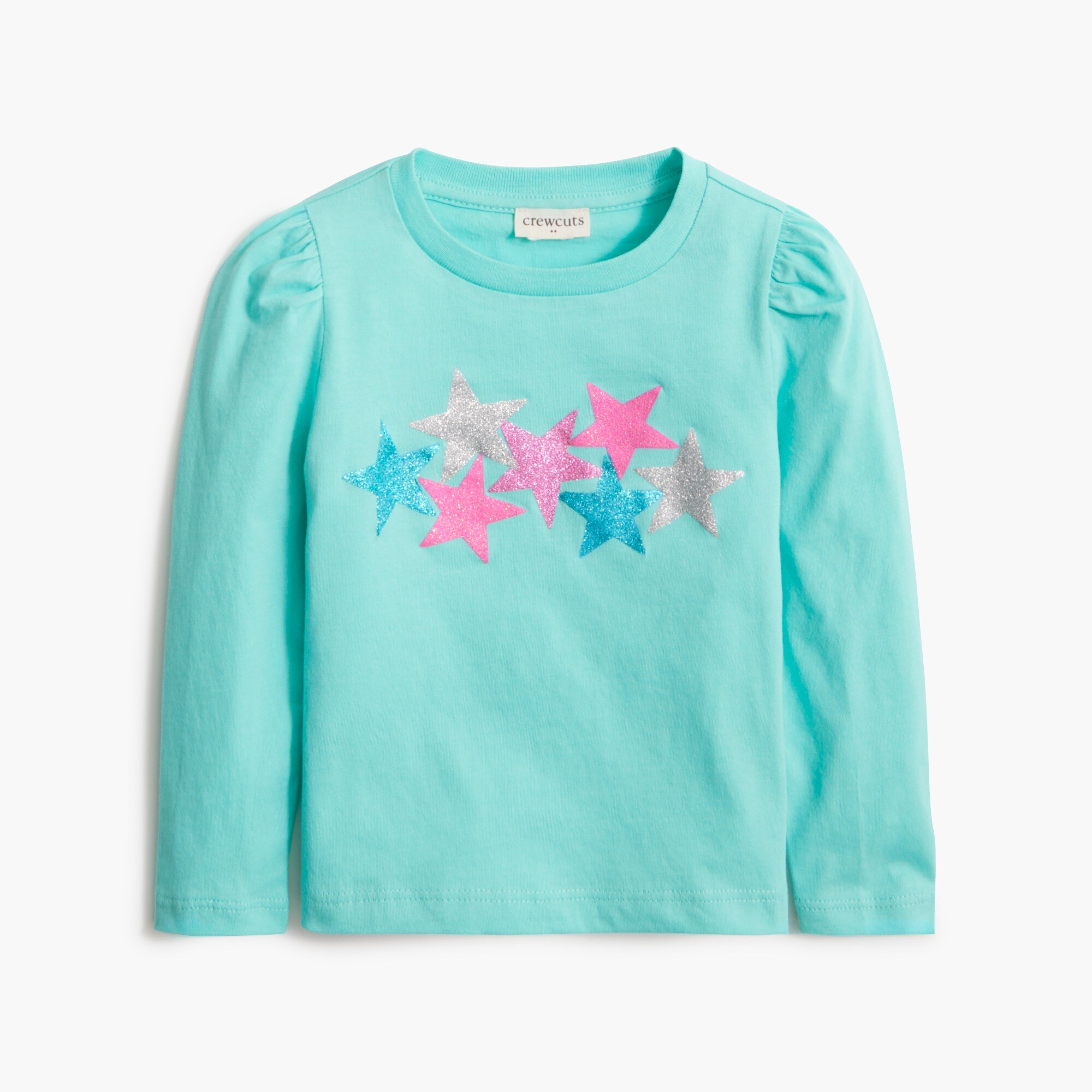 Baby & toddler girls' sparkle stars graphic tee