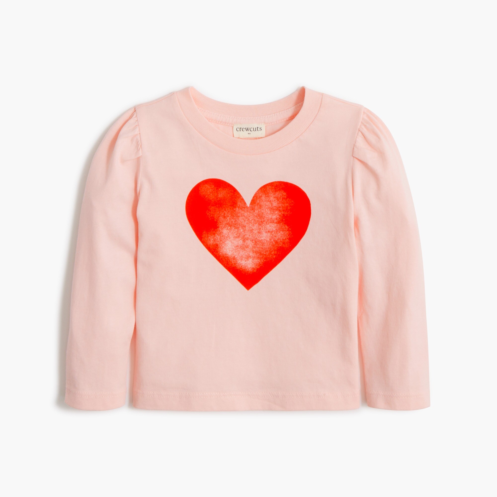baby &amp; toddler girls' watercolor heart graphic tee for toddler