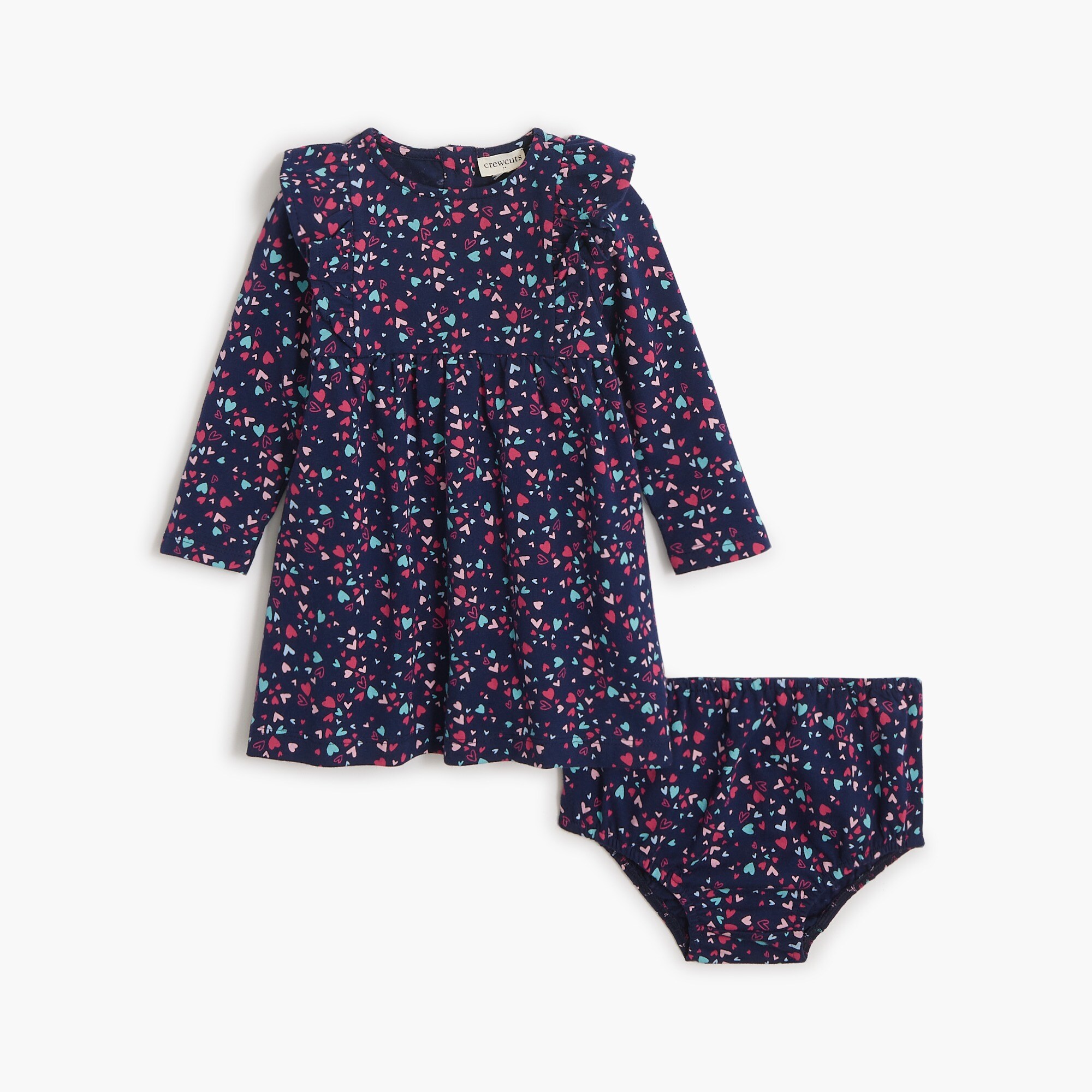 baby &amp; toddler girls' multicolored hearts dress for toddler