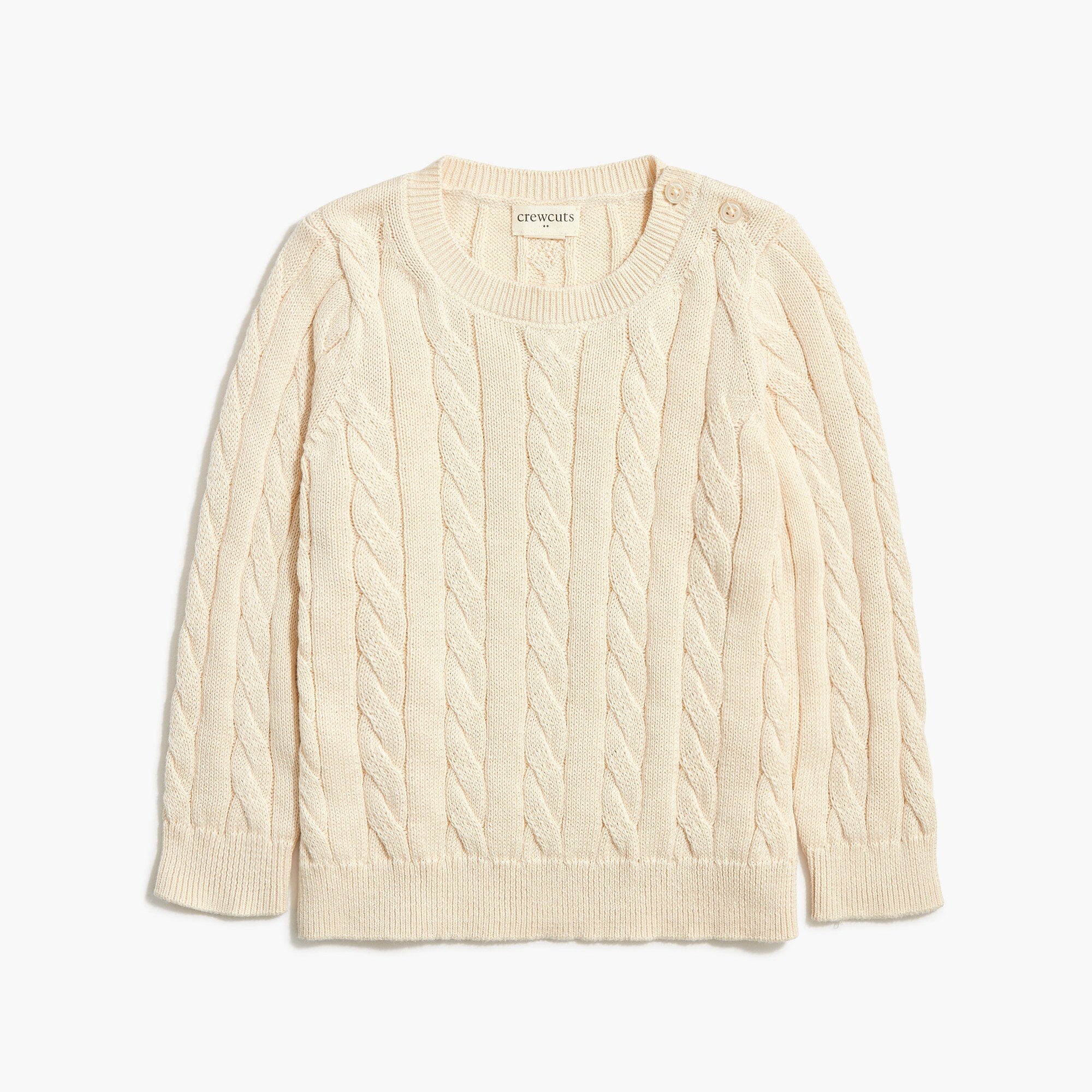 Baby & toddler cotton cable-knit sweater