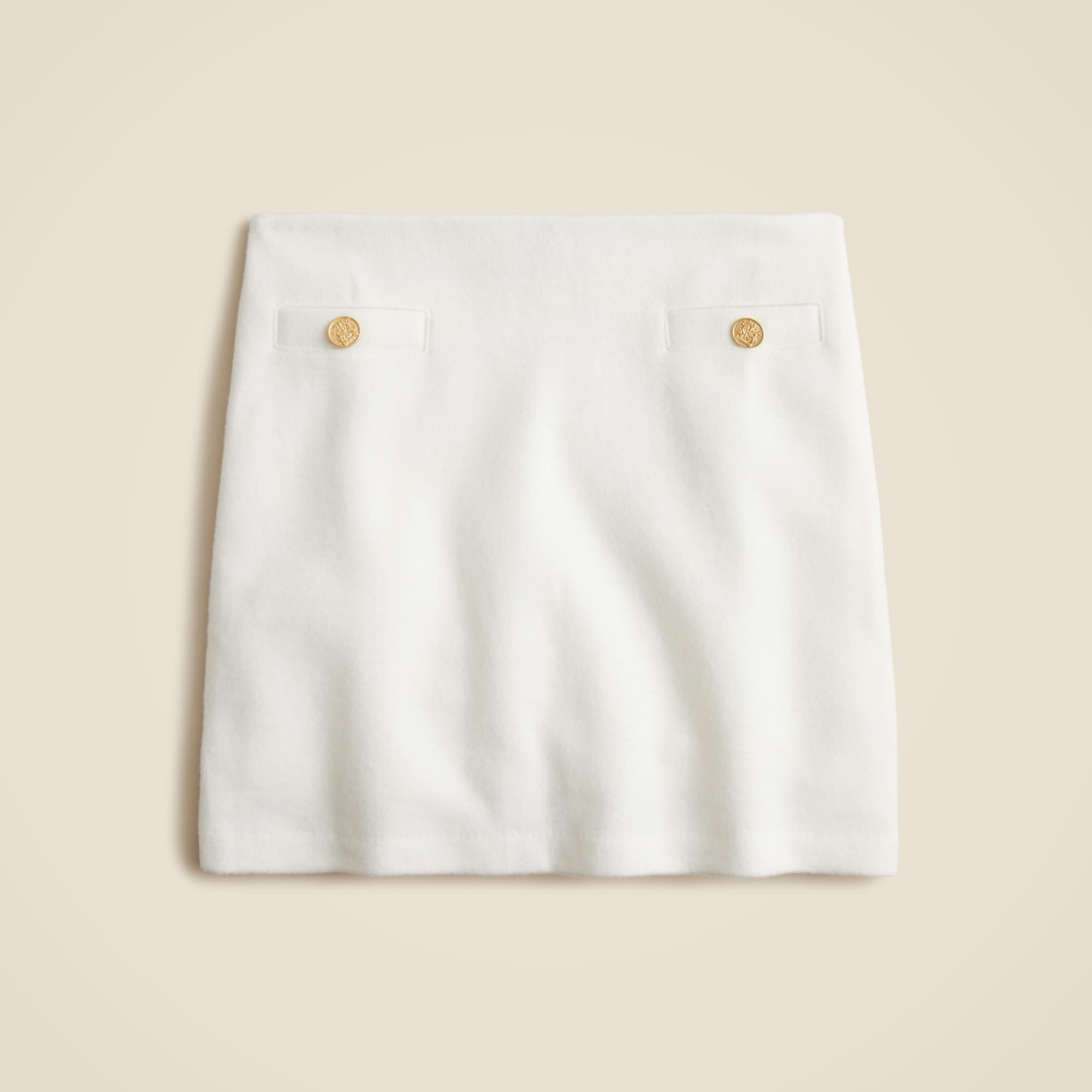 Textured mini skirt