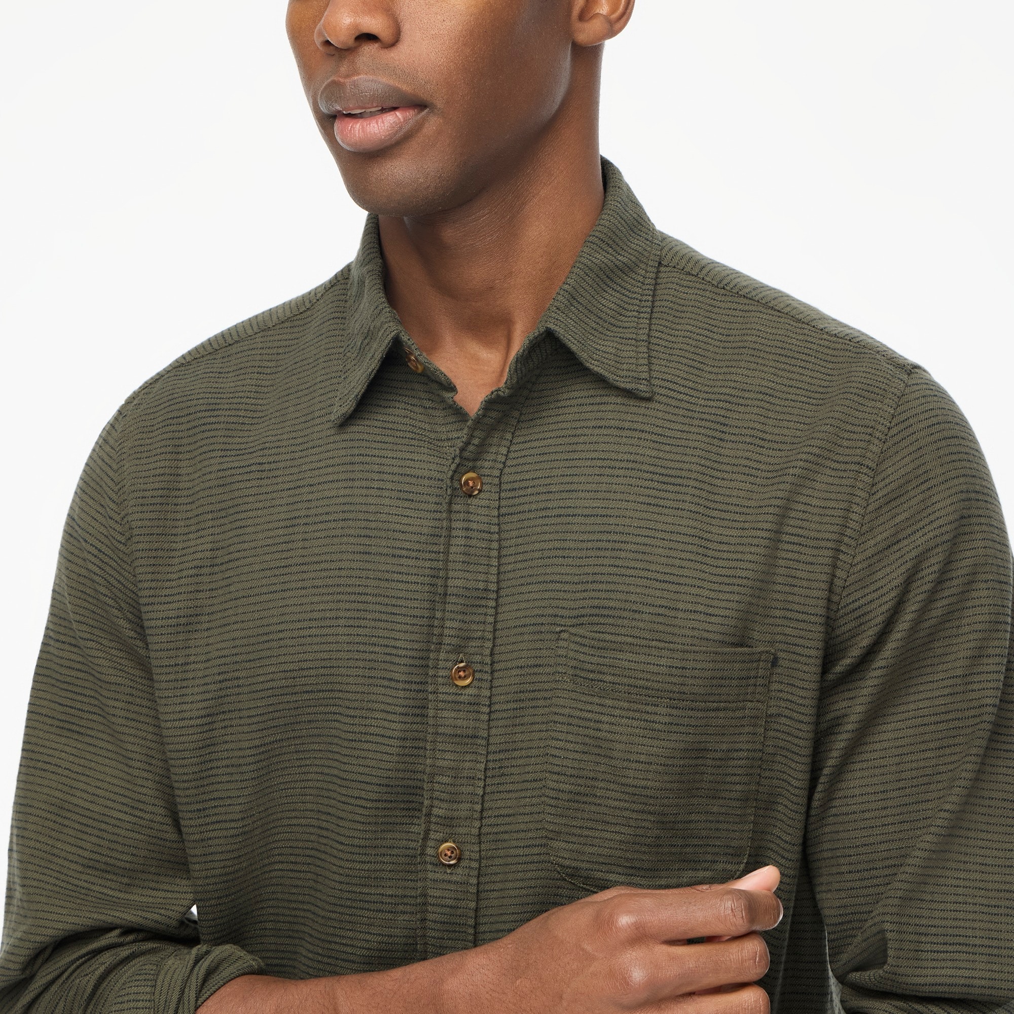Slub dobby shirt