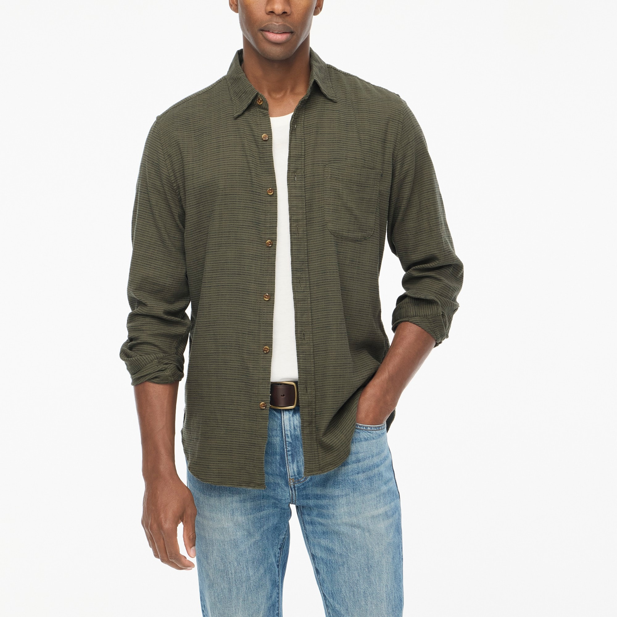 Slub dobby shirt