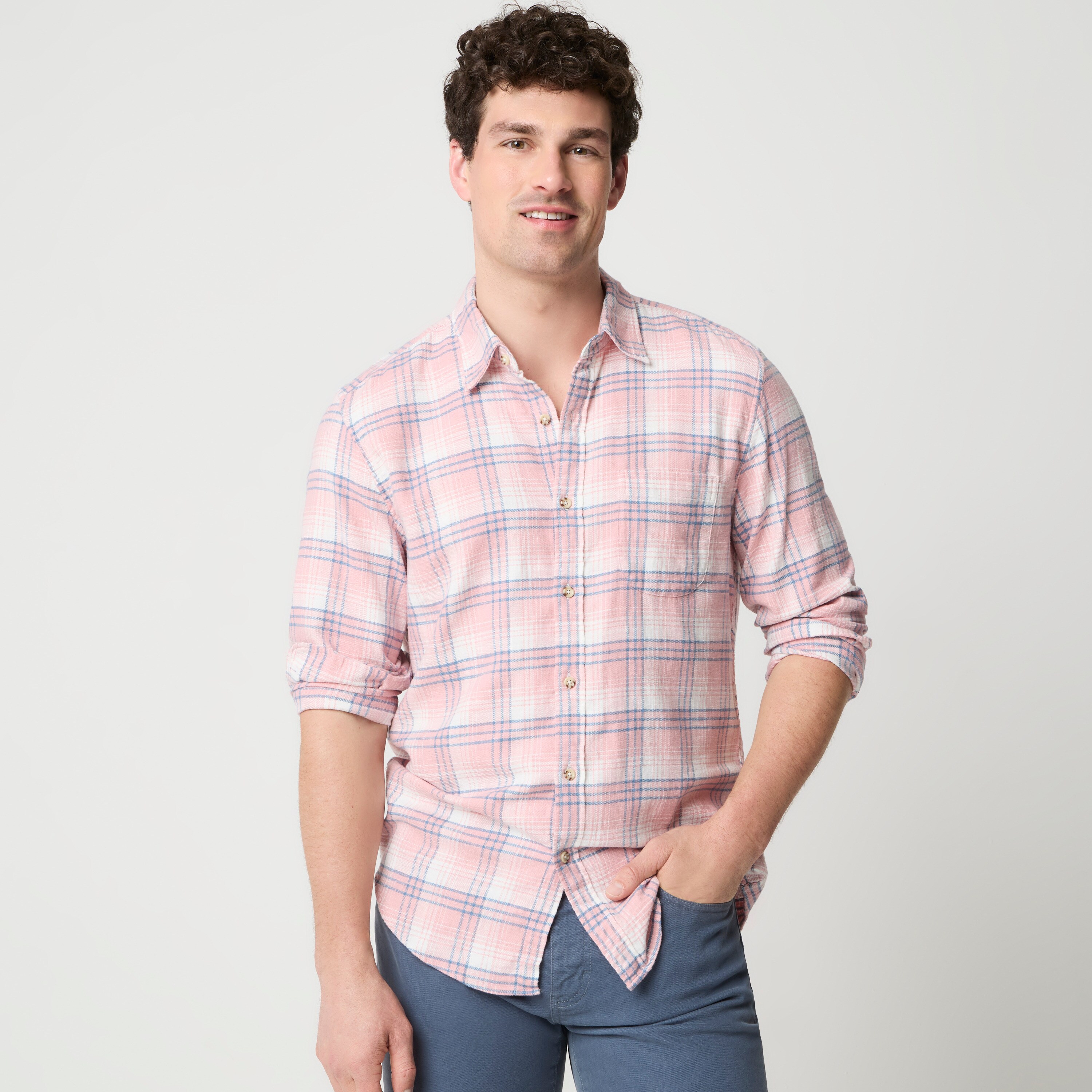 Slub dobby shirt