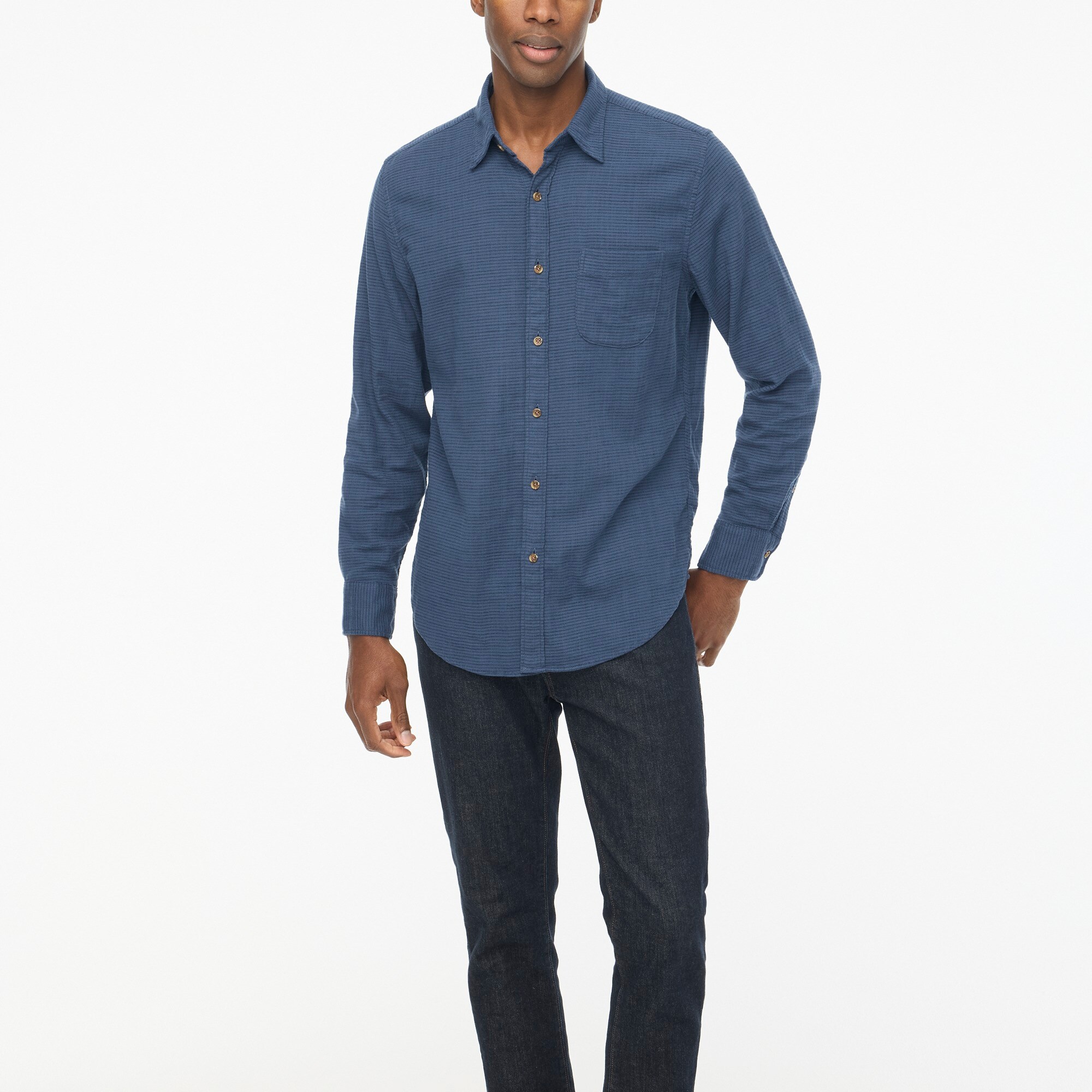 Slub dobby shirt