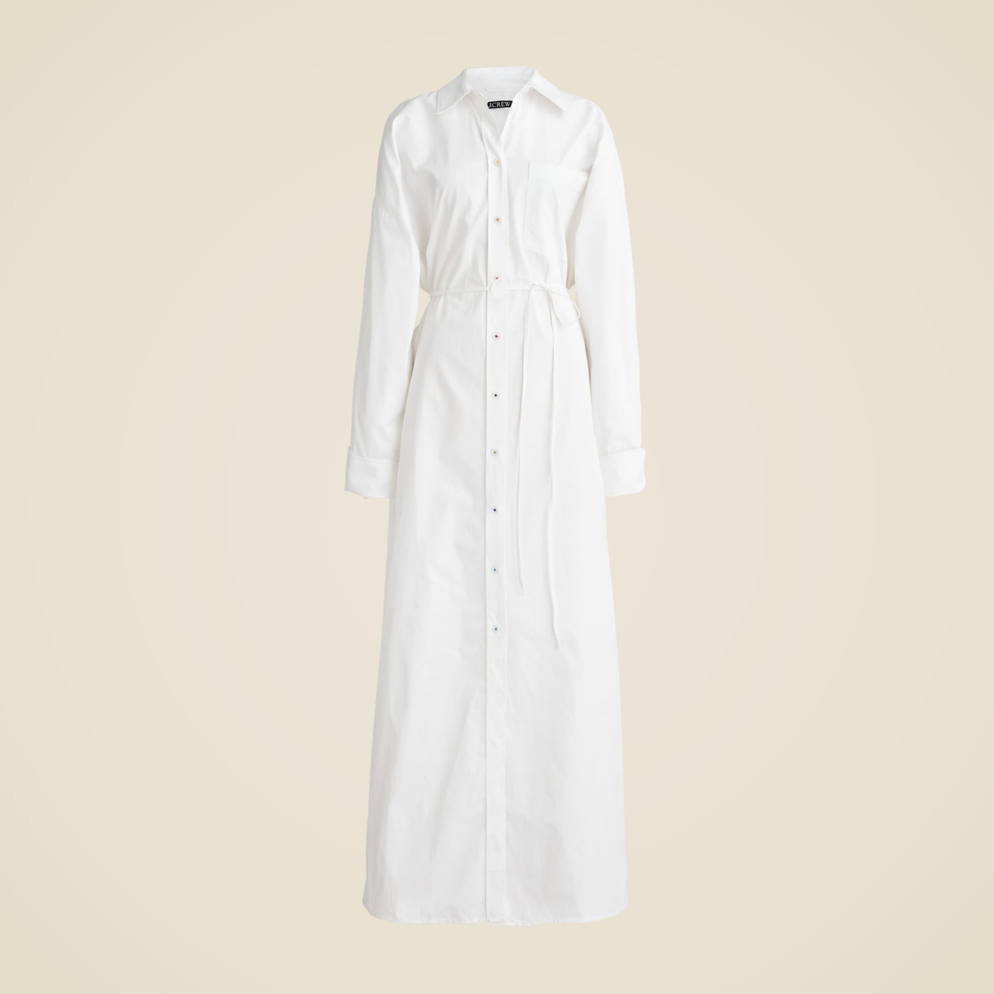Christopher John Rogers X J.Crew cotton poplin shirtdress