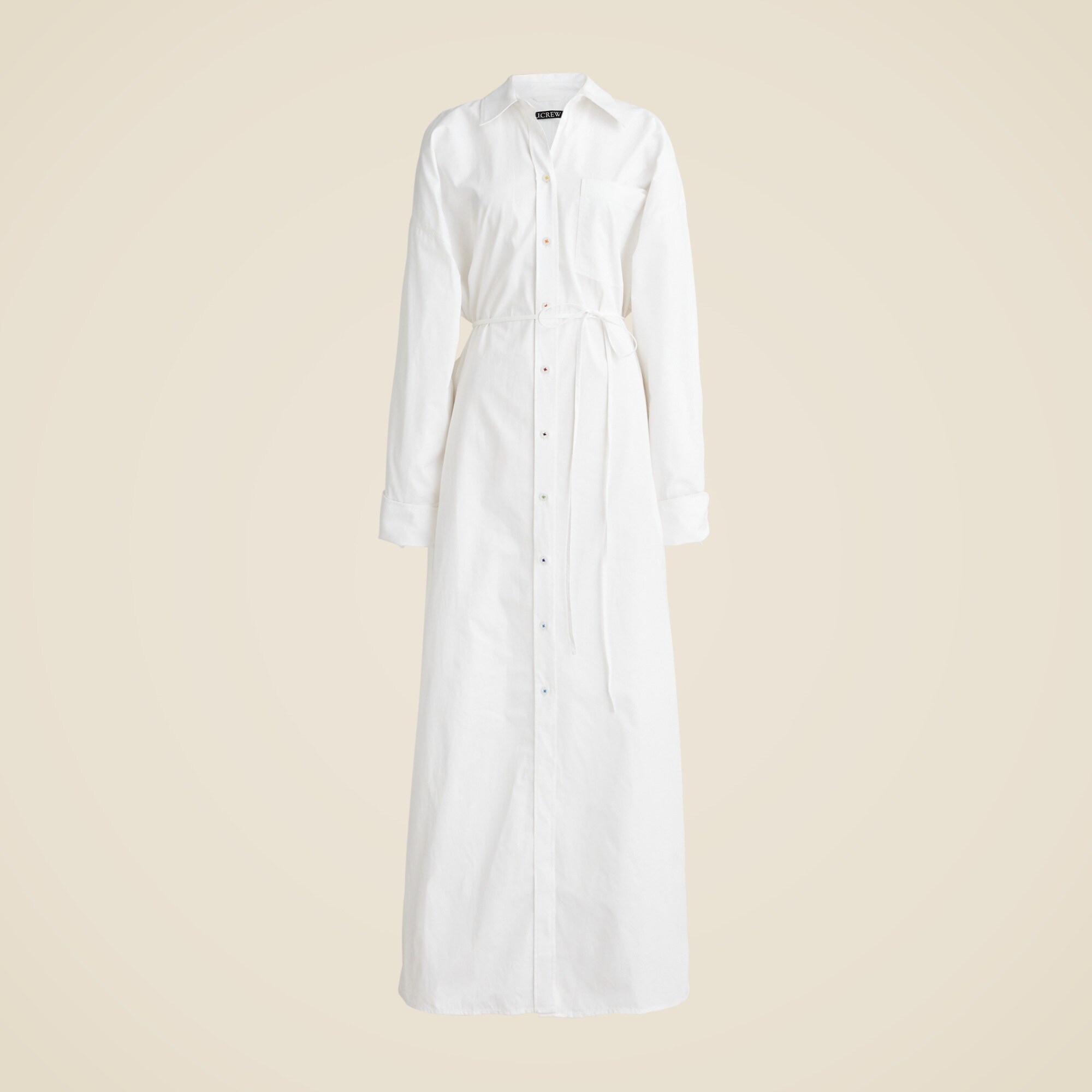 Christopher John Rogers X J.Crew cotton poplin shirt-dress