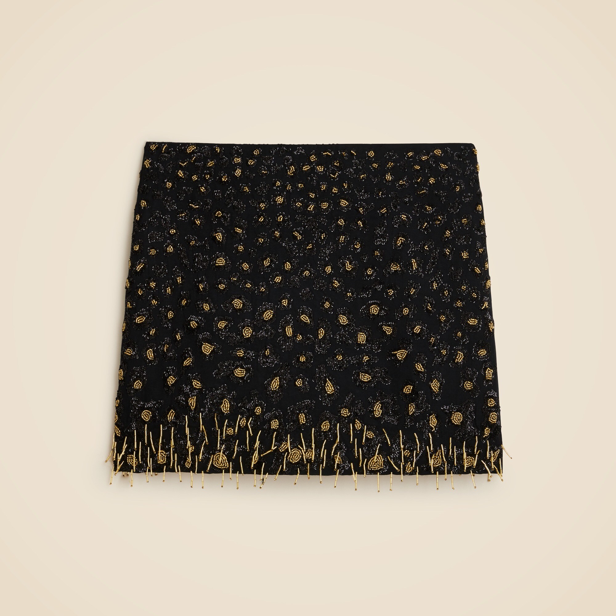 Collection beaded mini skirt