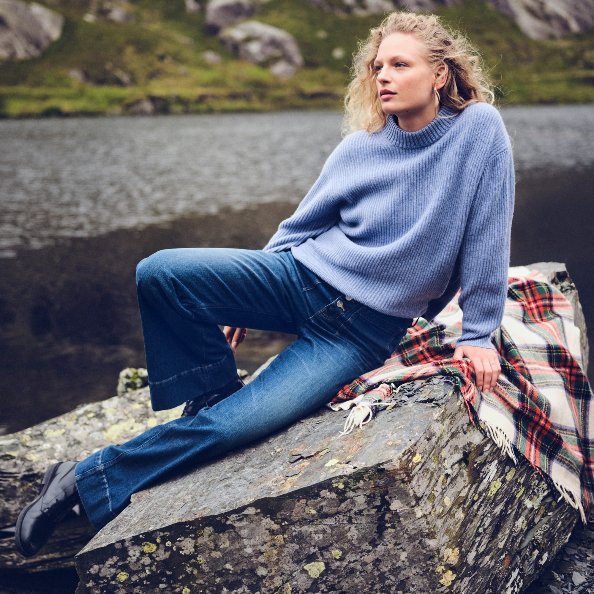Denim trouser in 1996 semi-stretch