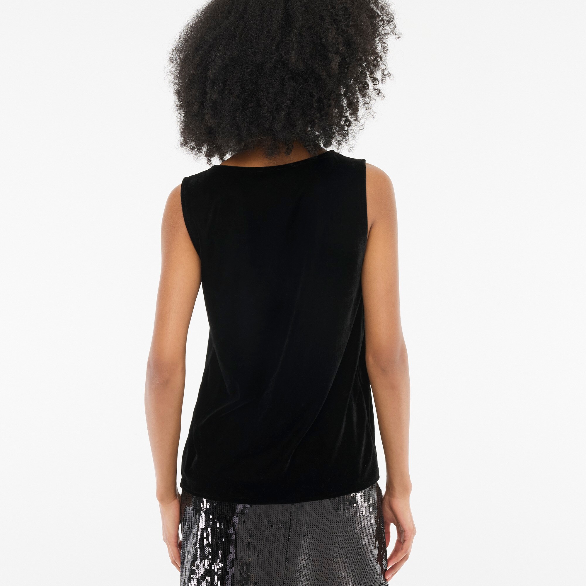 Comme Des Garcons Velvet Long Sleeve Shirt Navy XS - Women's