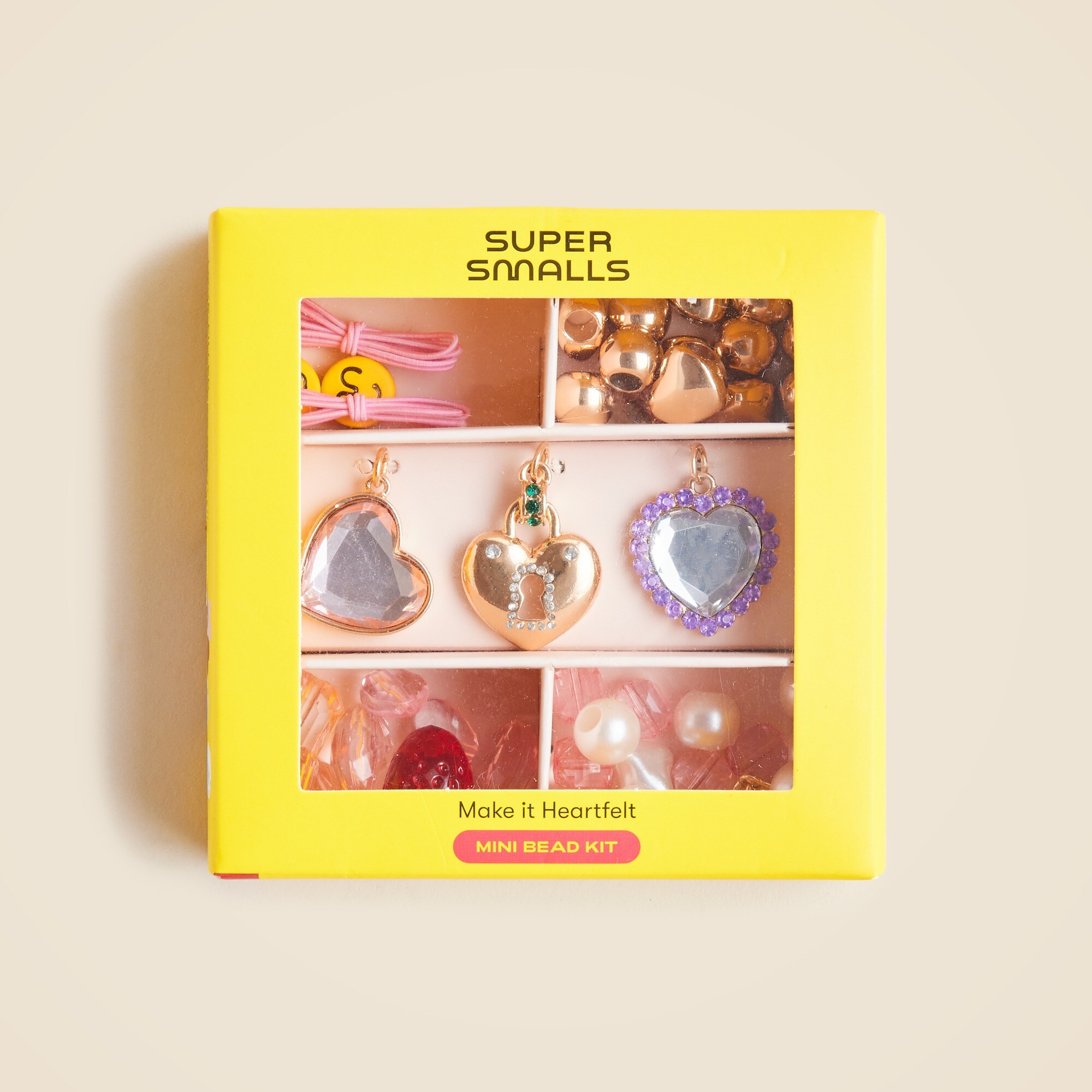 Super Smalls make it heartfelt mini bead kit