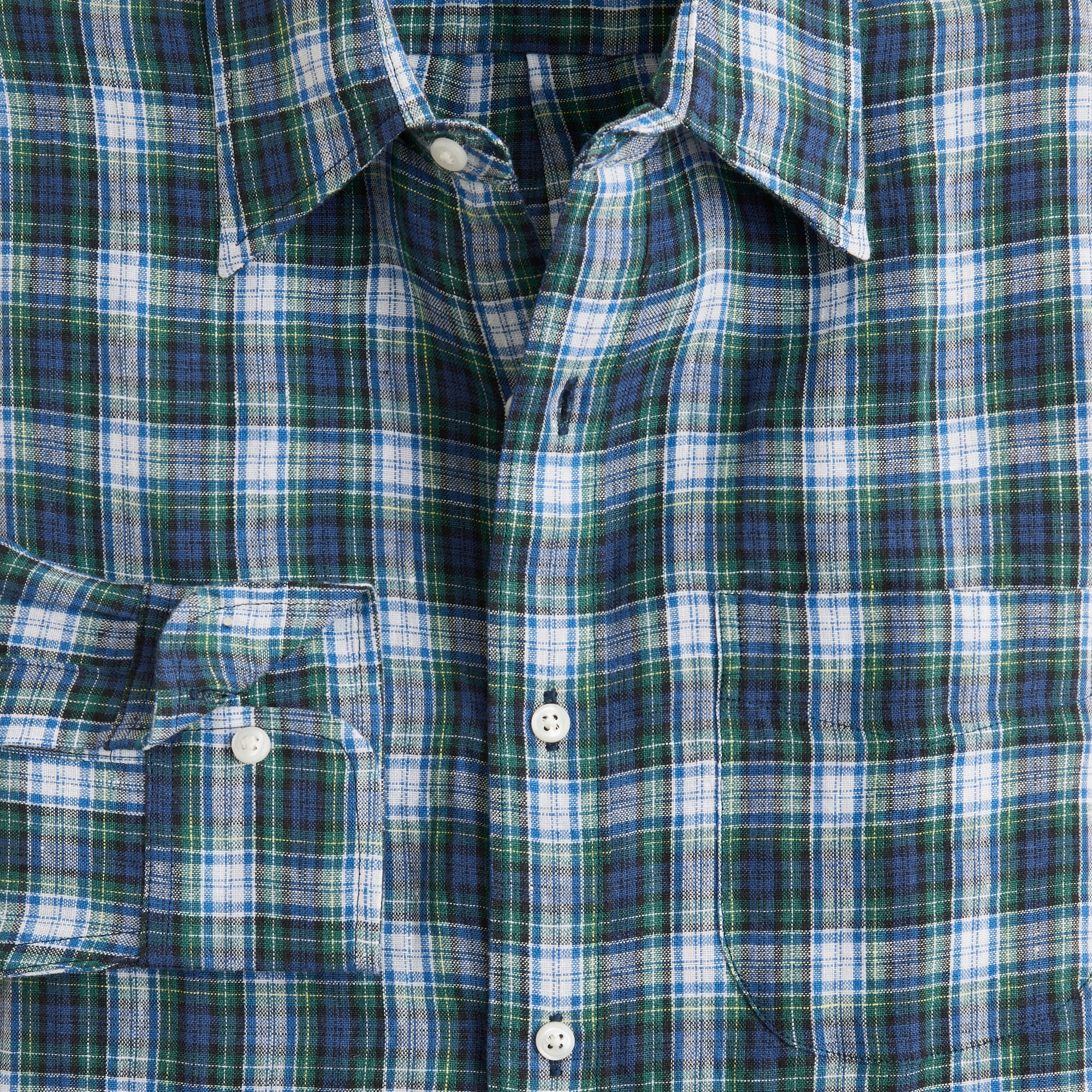 Baird McNutt Irish linen point-collar shirt