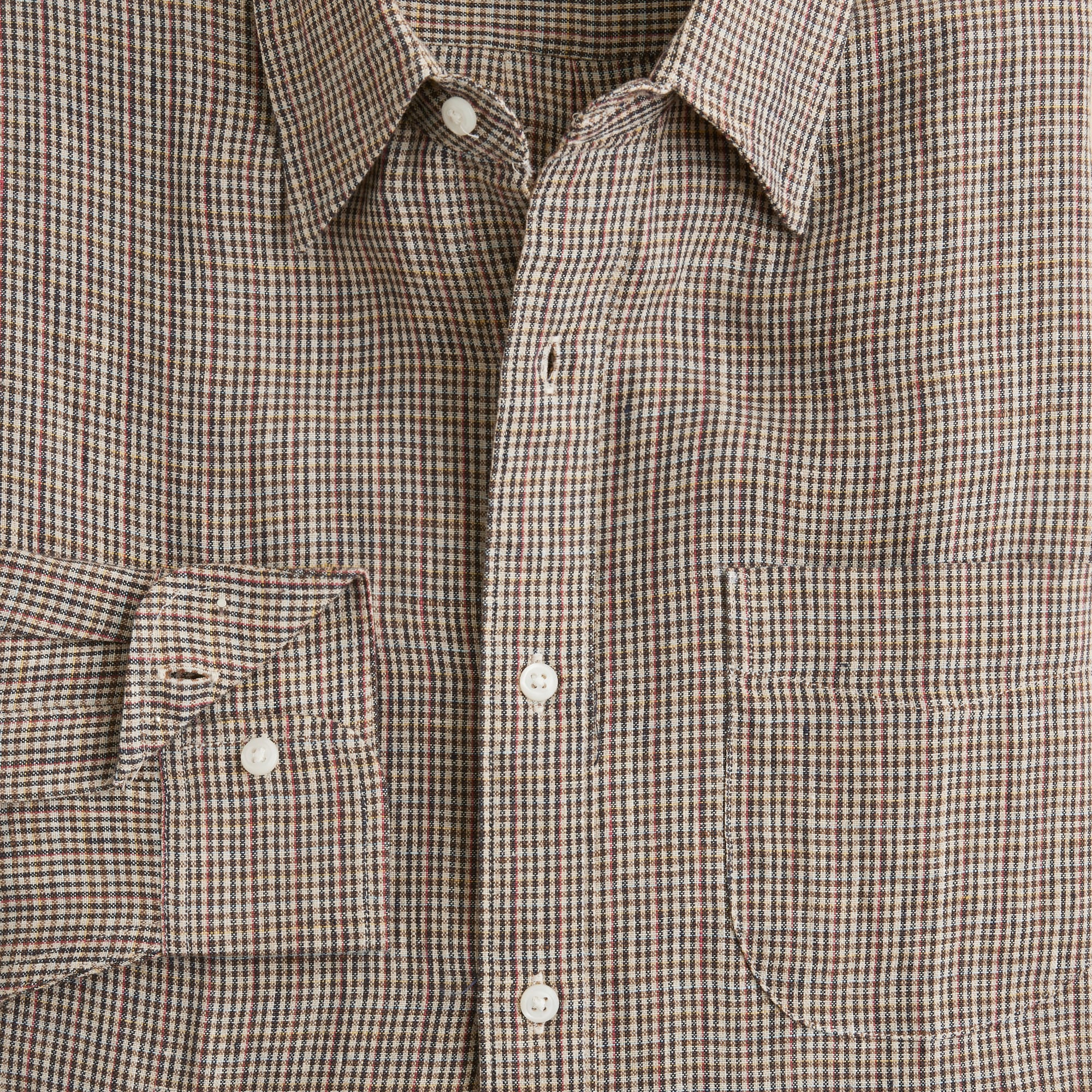 Baird McNutt Irish linen point-collar shirt