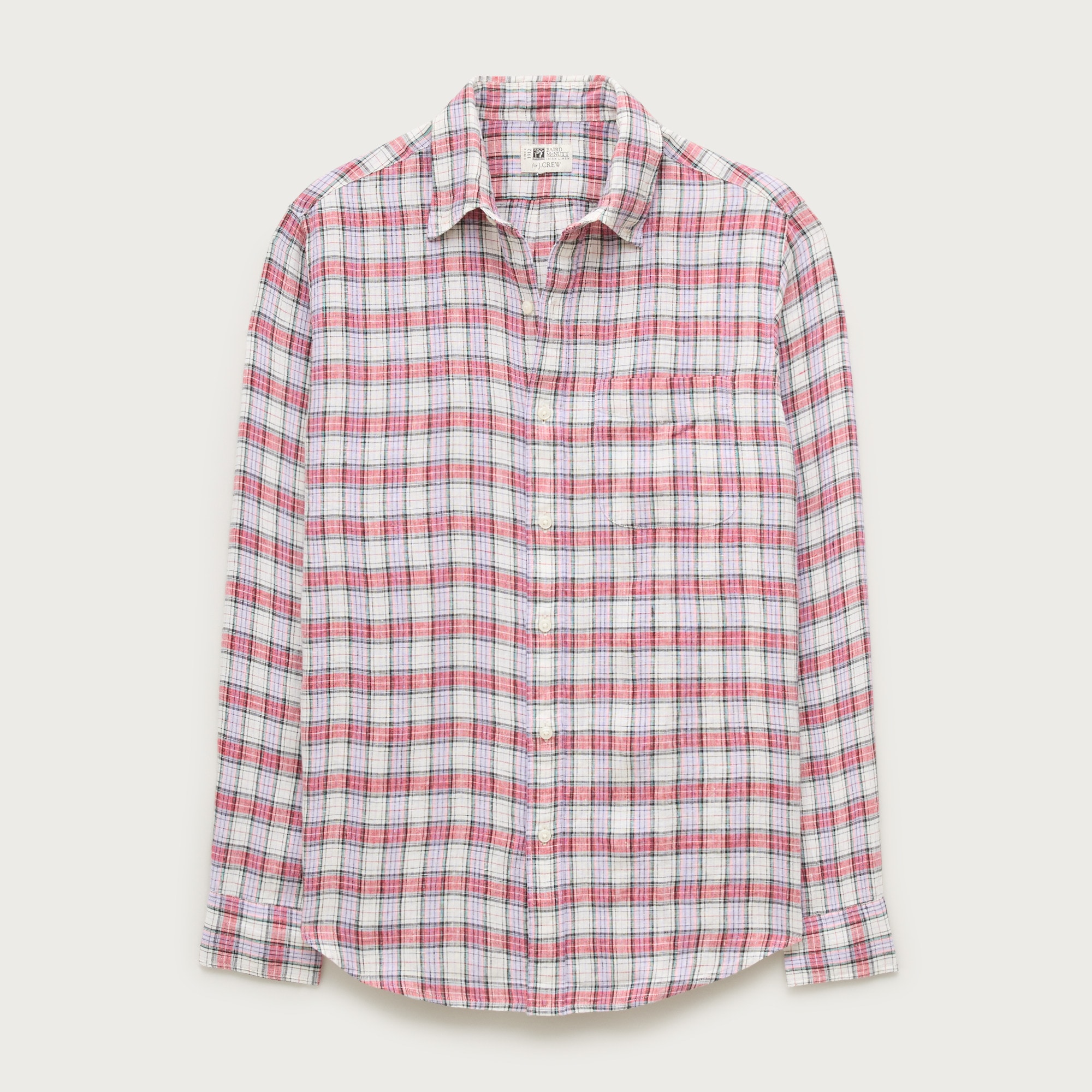 Baird McNutt Irish linen point-collar shirt from J.Crew - $118