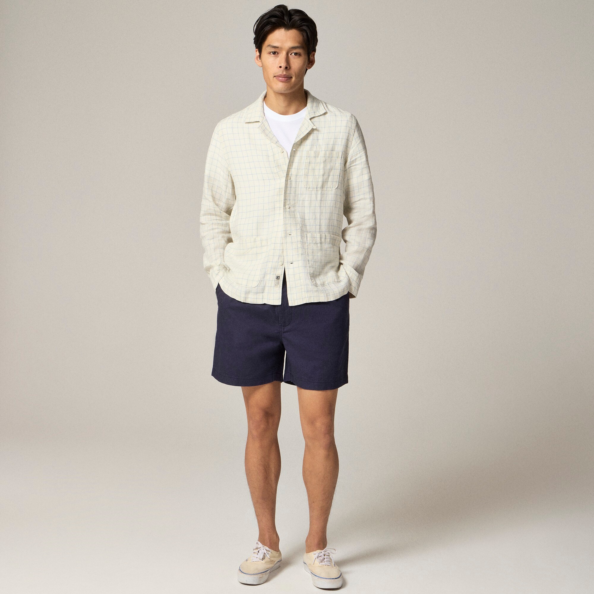  Baird McNutt Irish linen camp-collar shirt