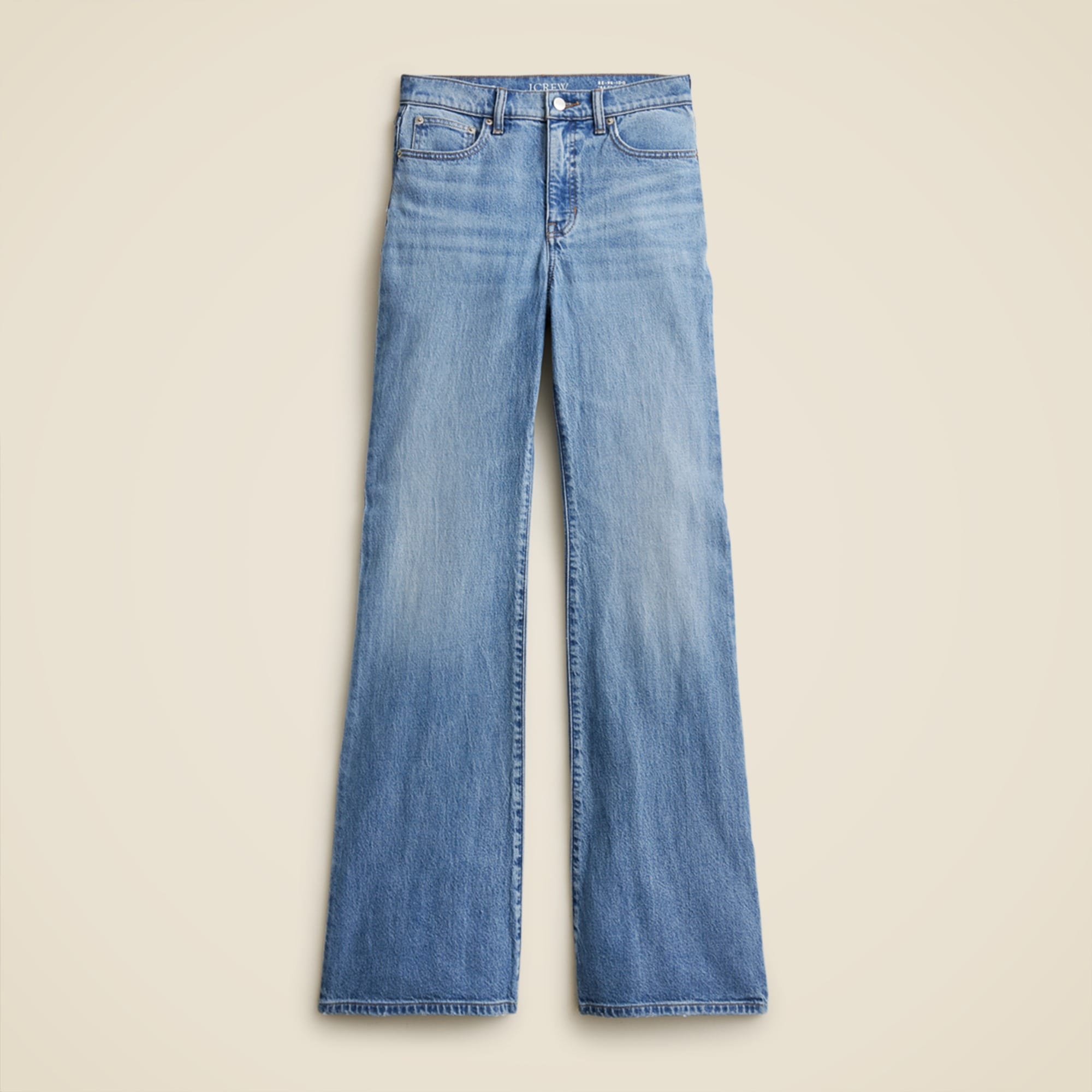 High-rise flare jean