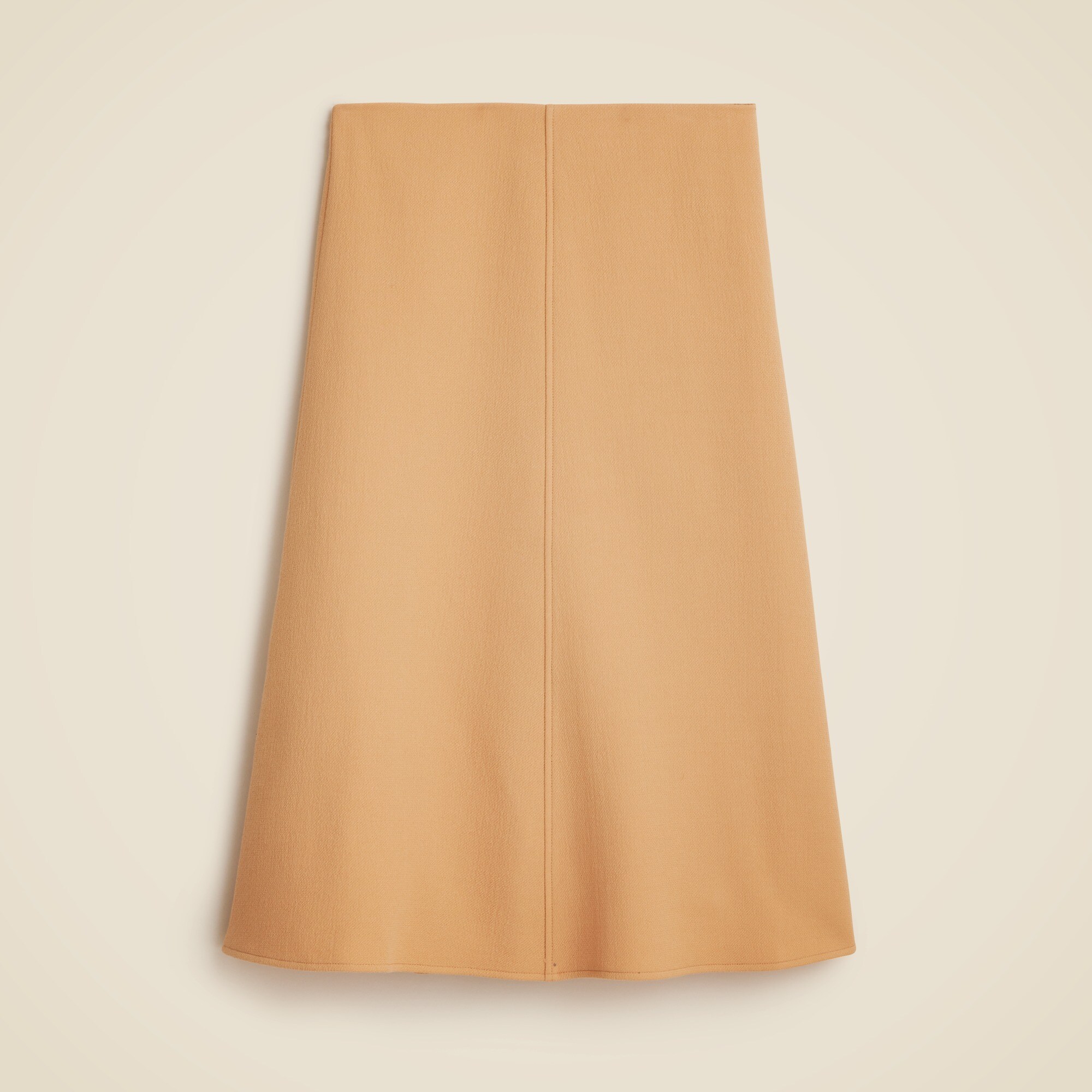  A-line circle skirt in double-cloth wool blend