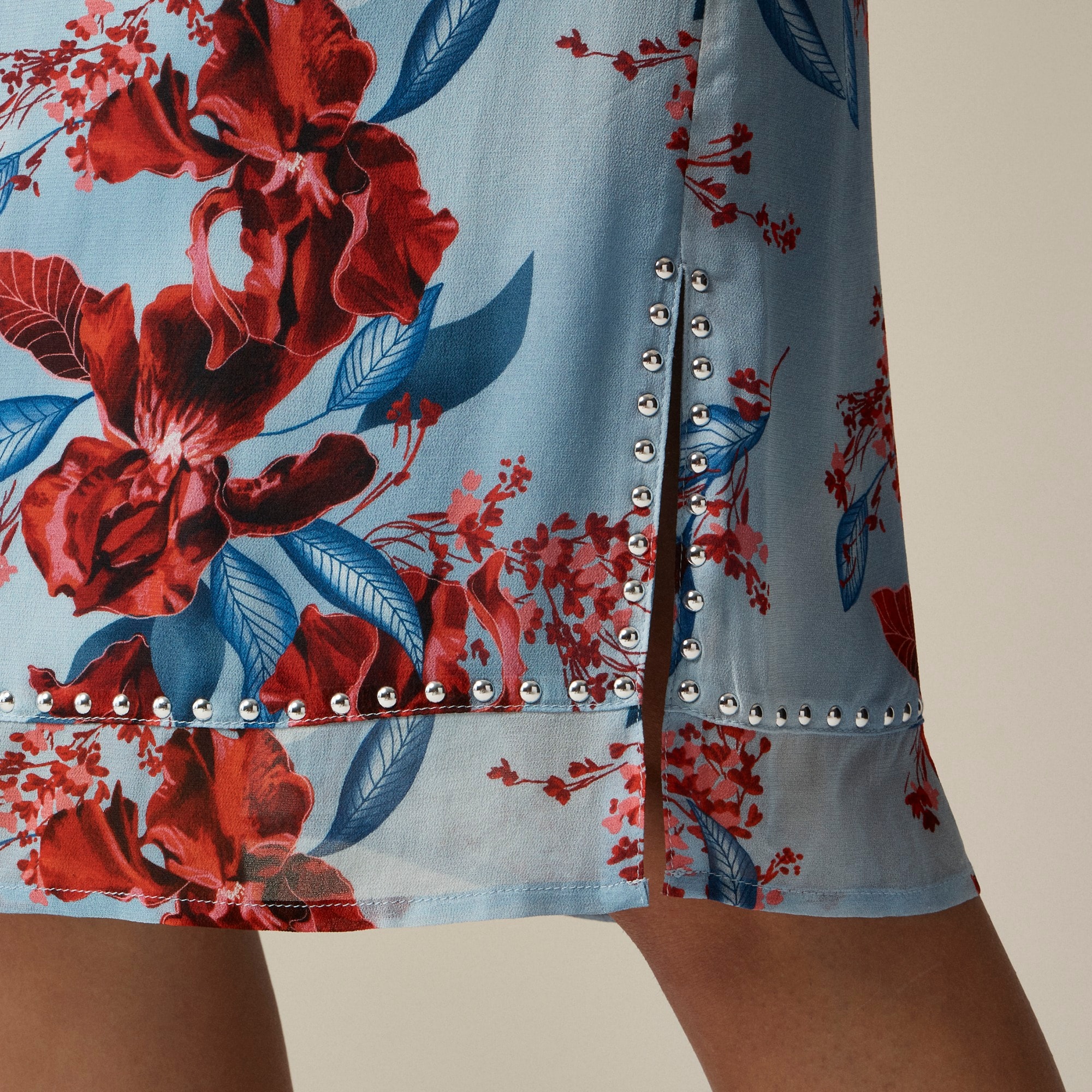 BELPER 2023AW ゴブラン織Flower skirt