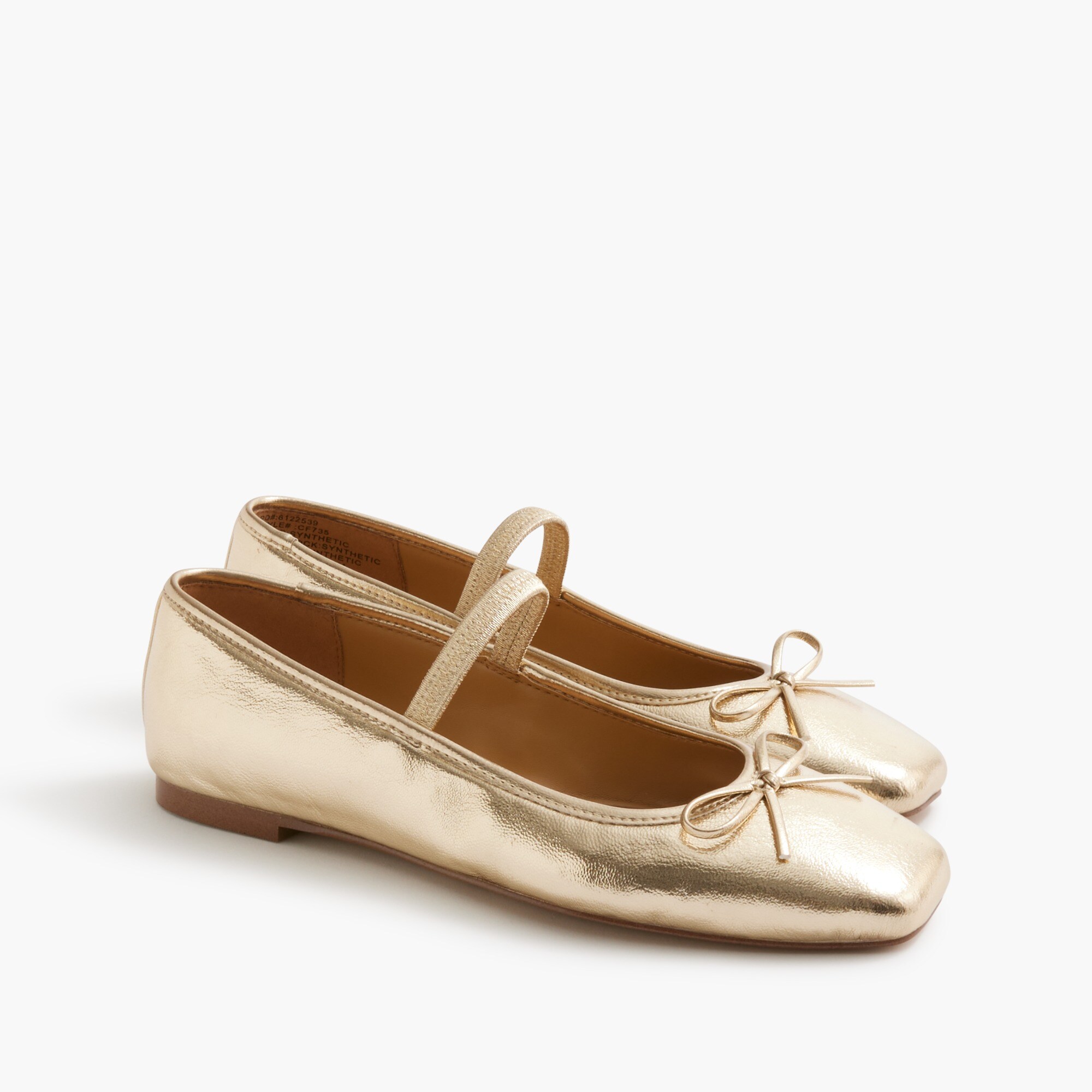 Ballet flats with strap