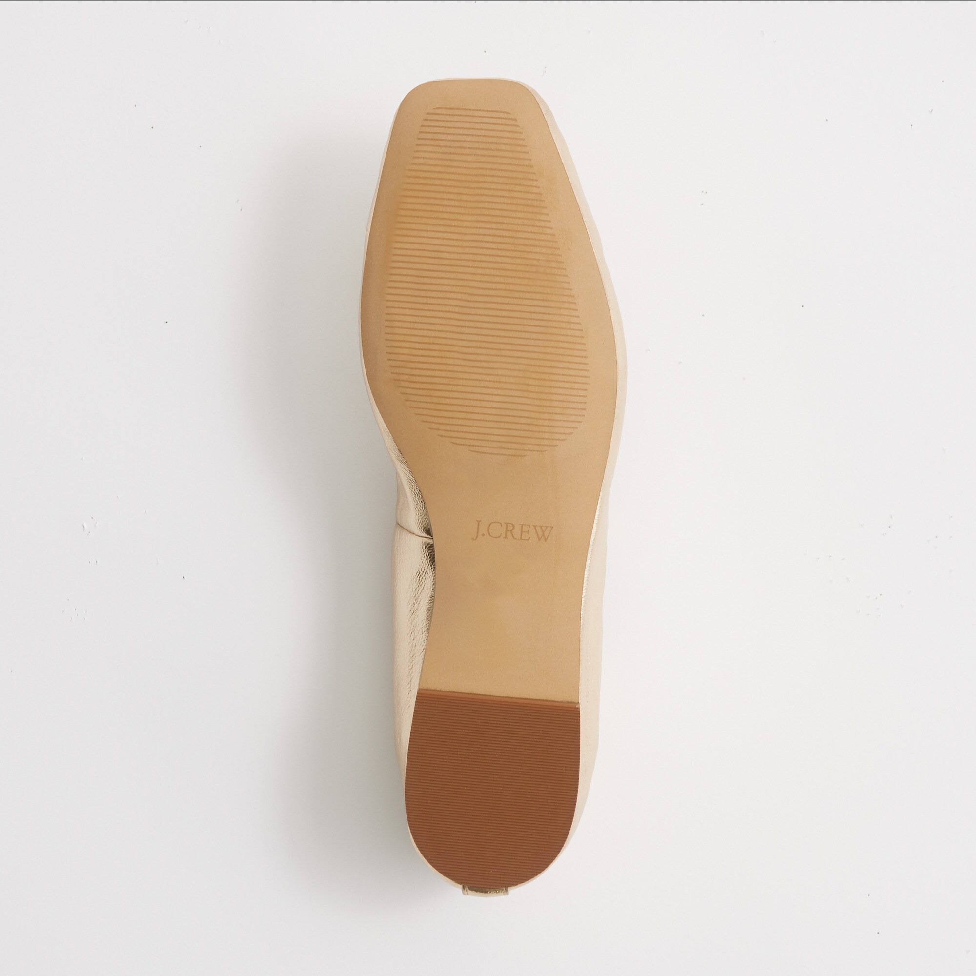 Ballet flats with strap