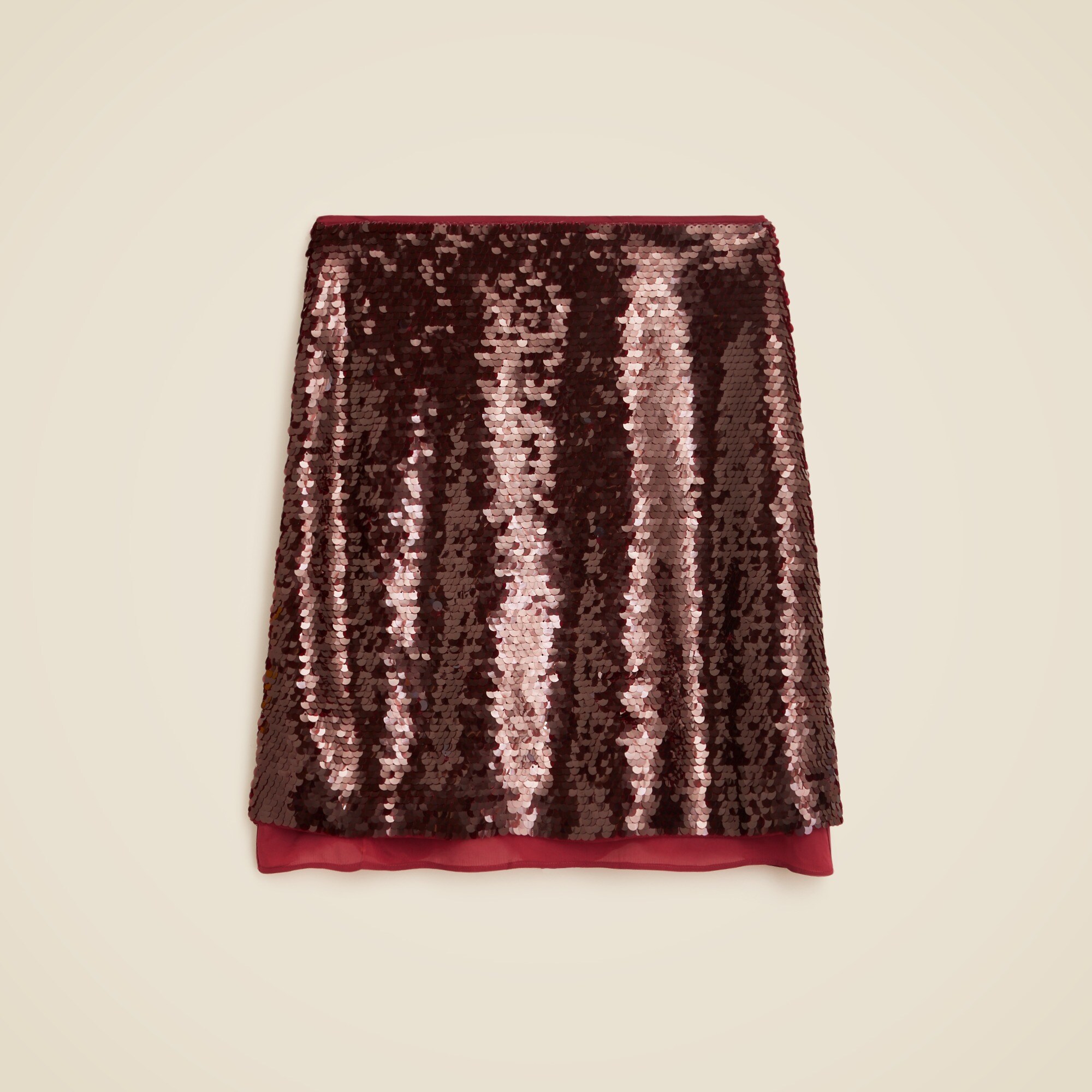 Chiffon-lined Sequin Skirt For Women | J.Crew display picture 1