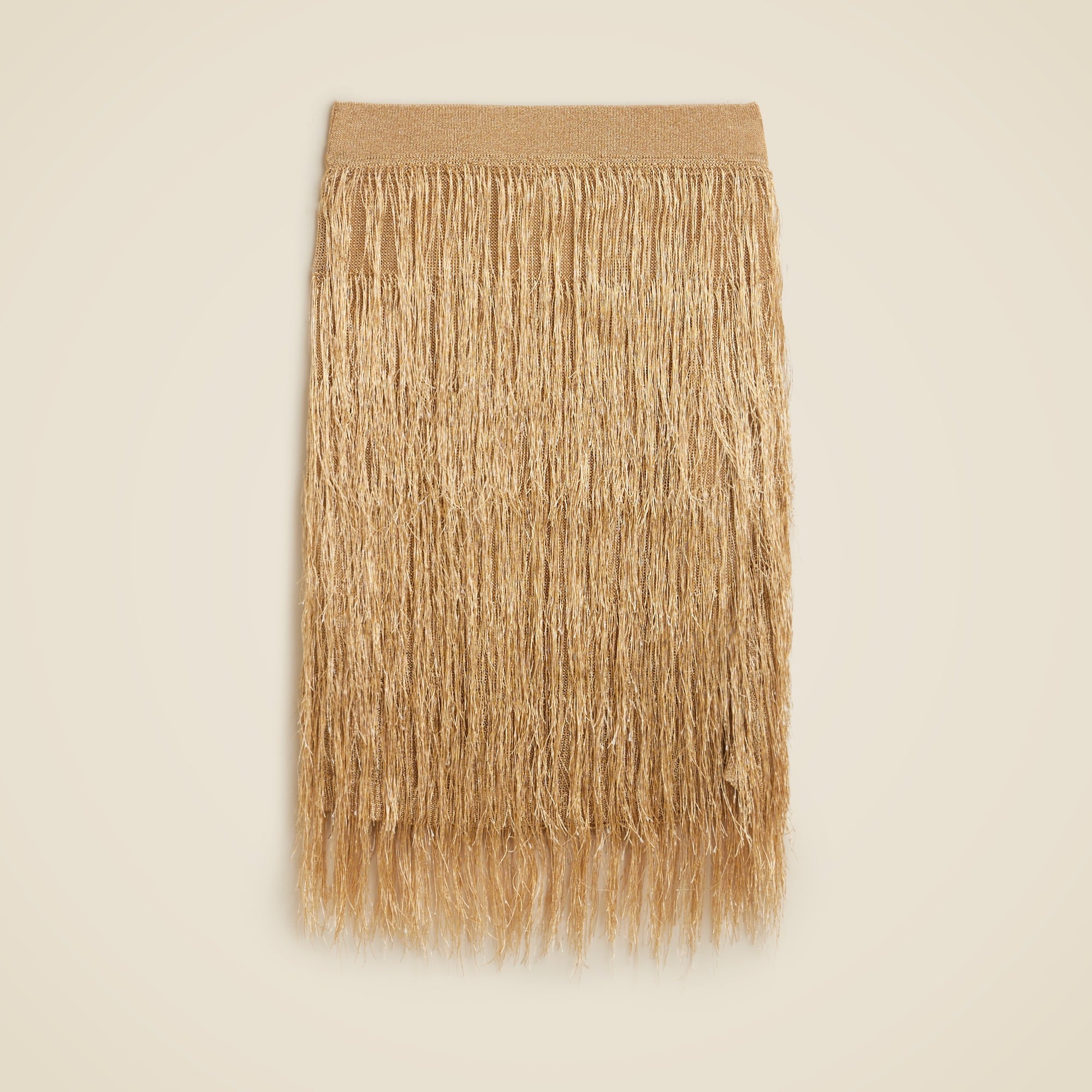 Collection Metallic Fringe Skirt For Women | J.Crew