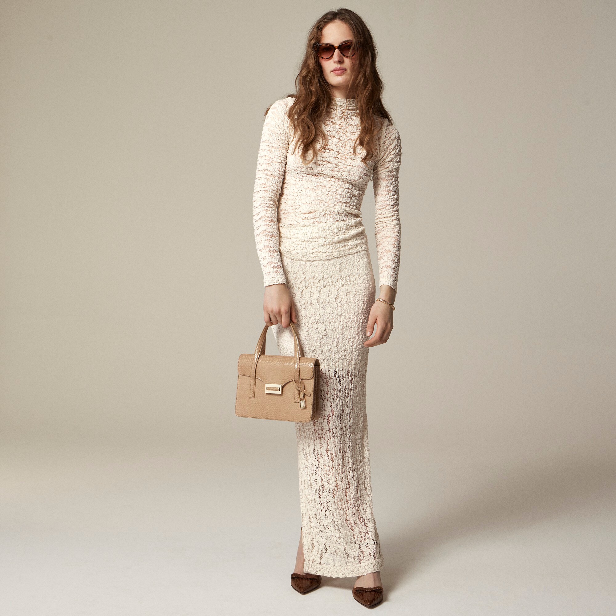 j.crew: lace maxi skirt for women