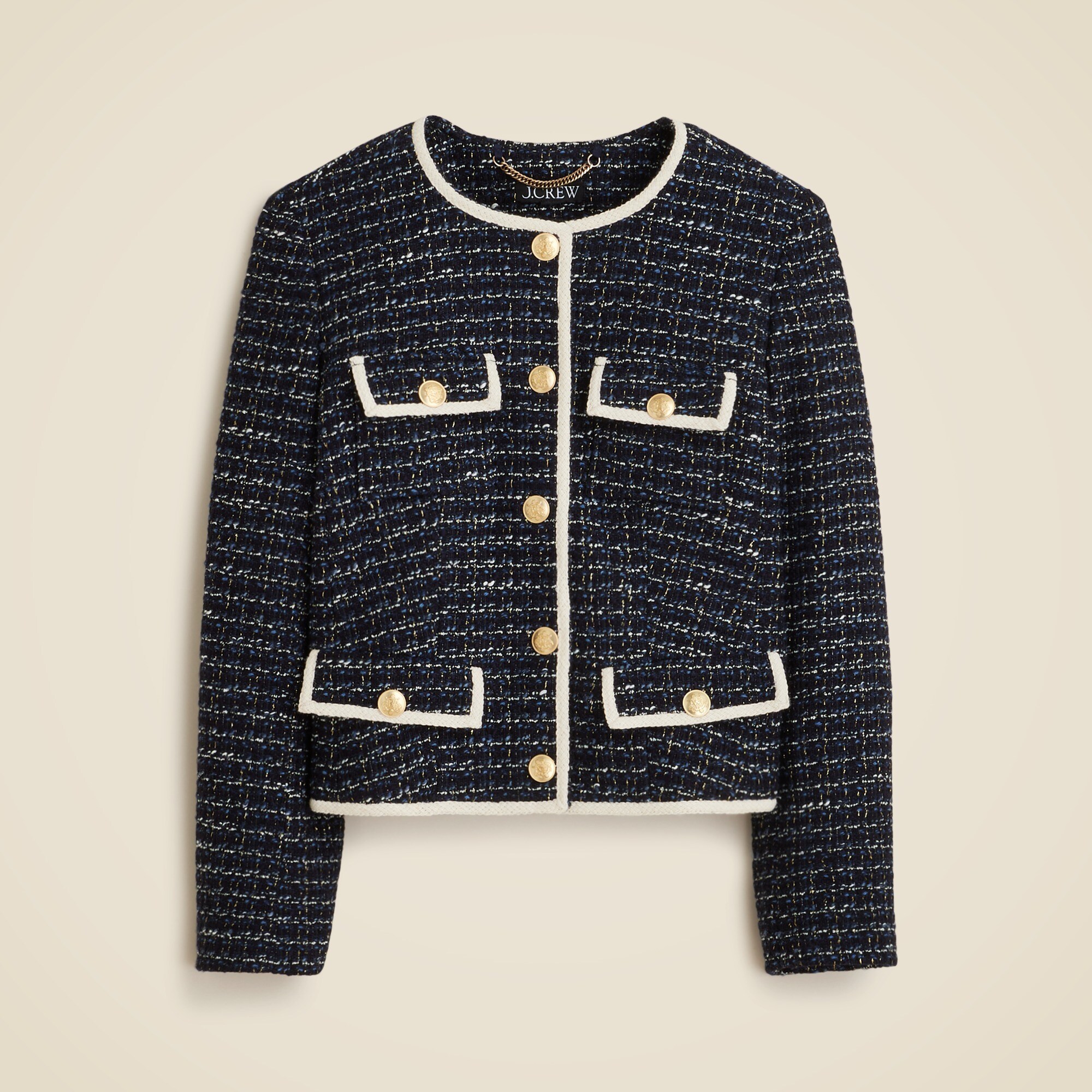 Isabelle Lady Jacket In Italian Tweed For Women | J.Crew