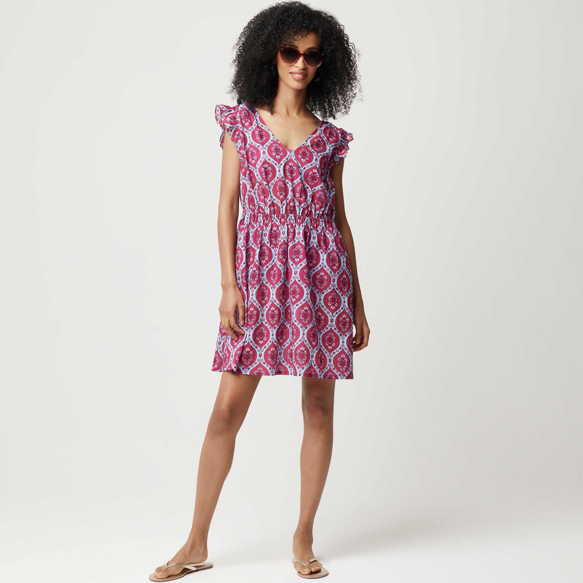 Tie-back beach dress