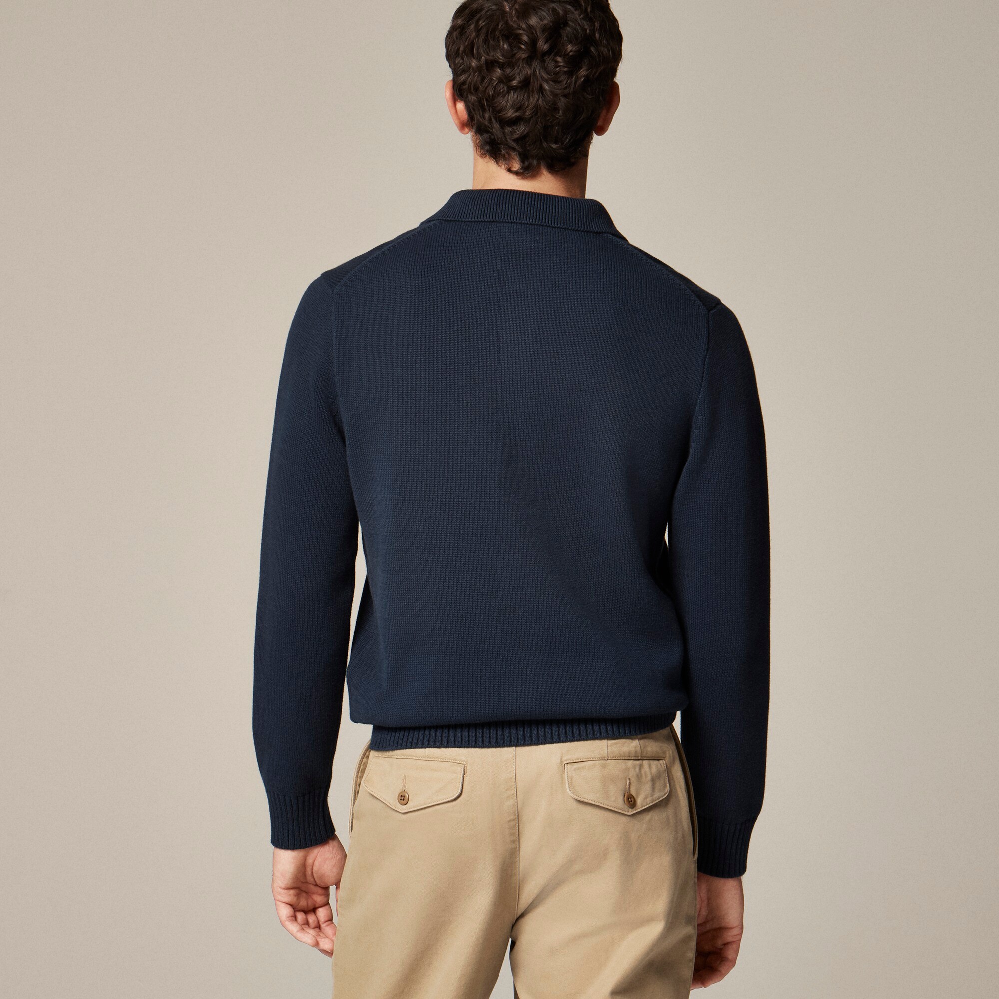 Heritage cotton sweater-polo