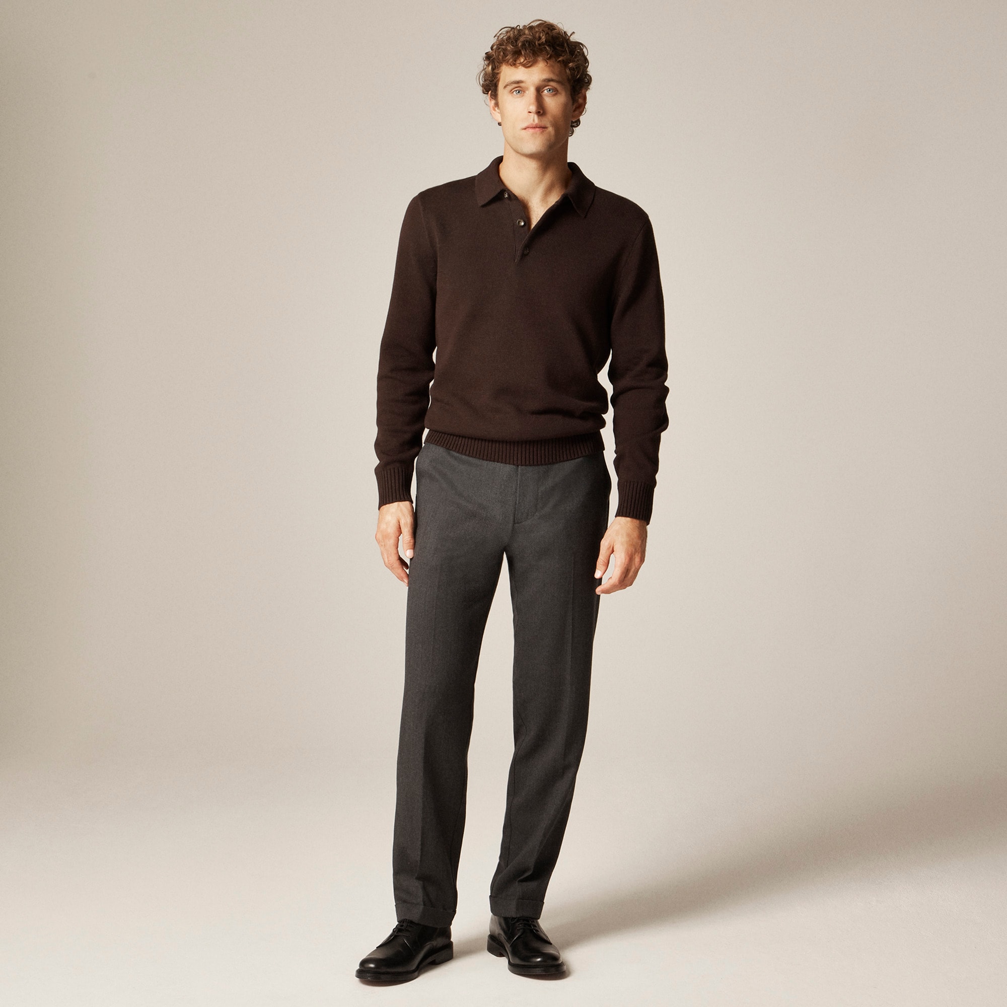 Heritage cotton sweater-polo
