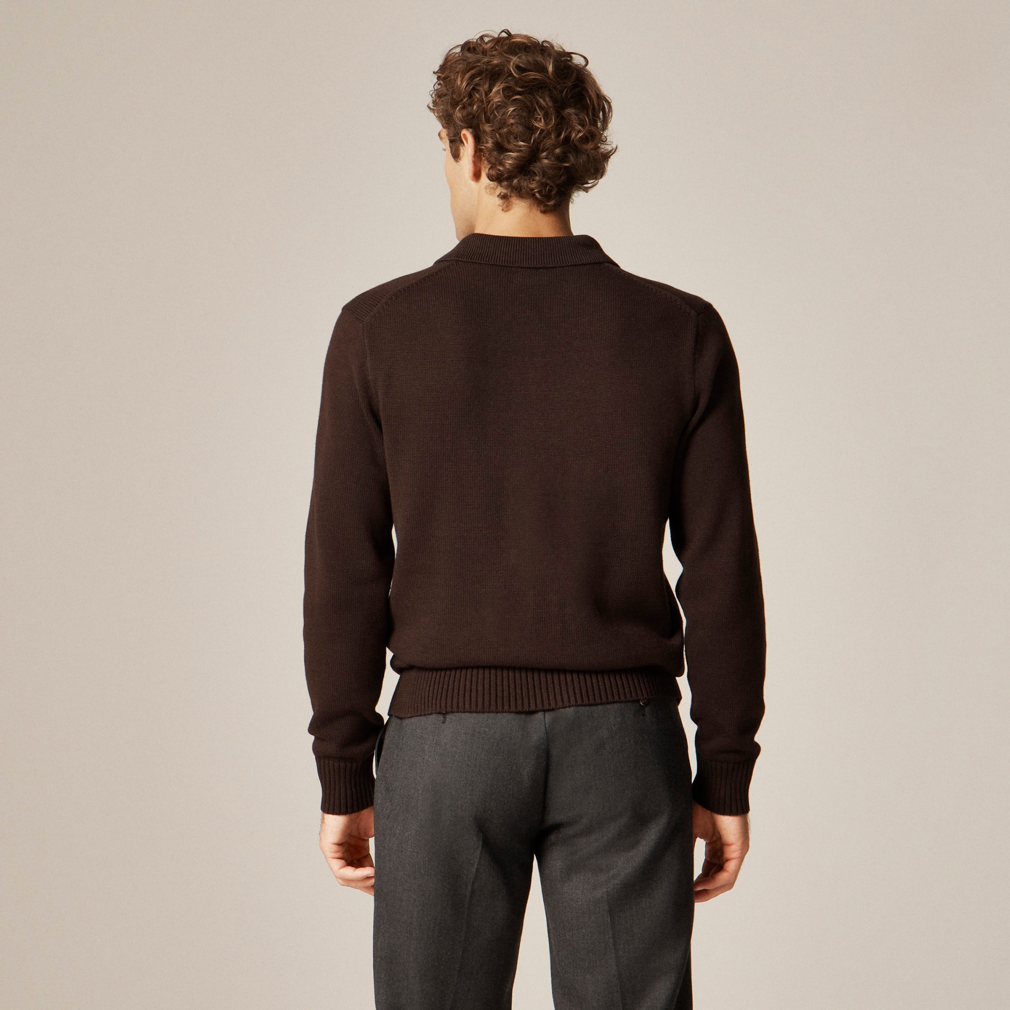 Heritage cotton sweater-polo